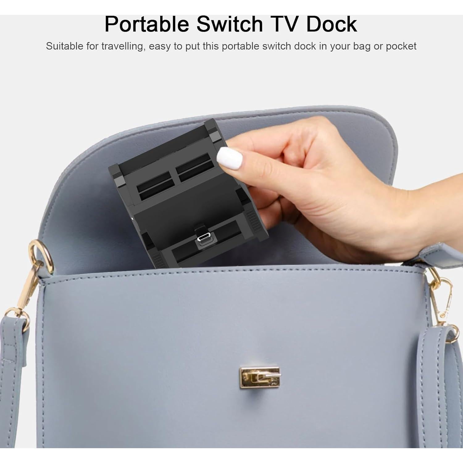 Dock para Nintendo Switch ID CHINSION 4K HDMI Type-C USB