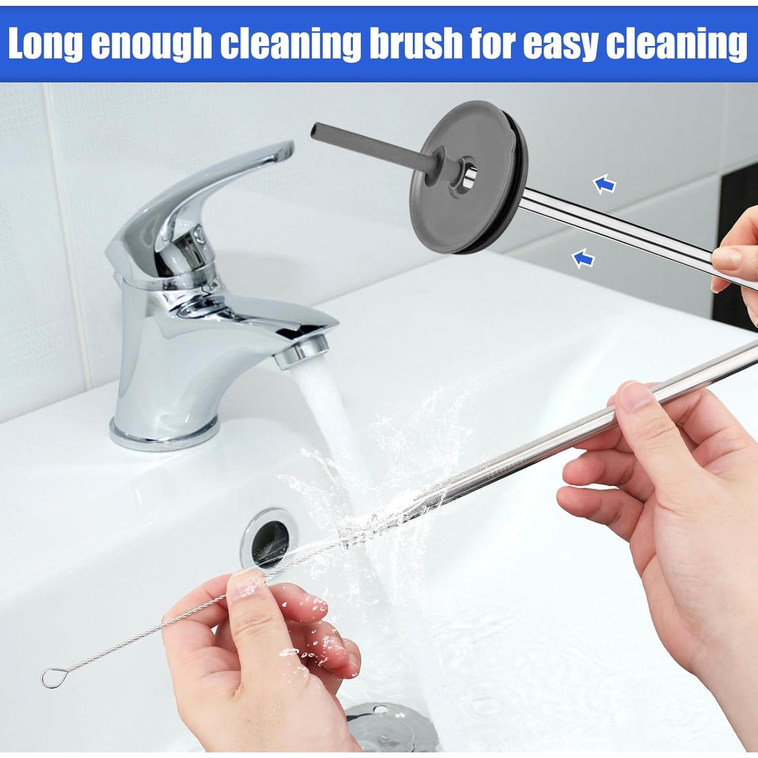 4 Popotes de Acero Inoxidable BOXOB para Hydroflask 1L