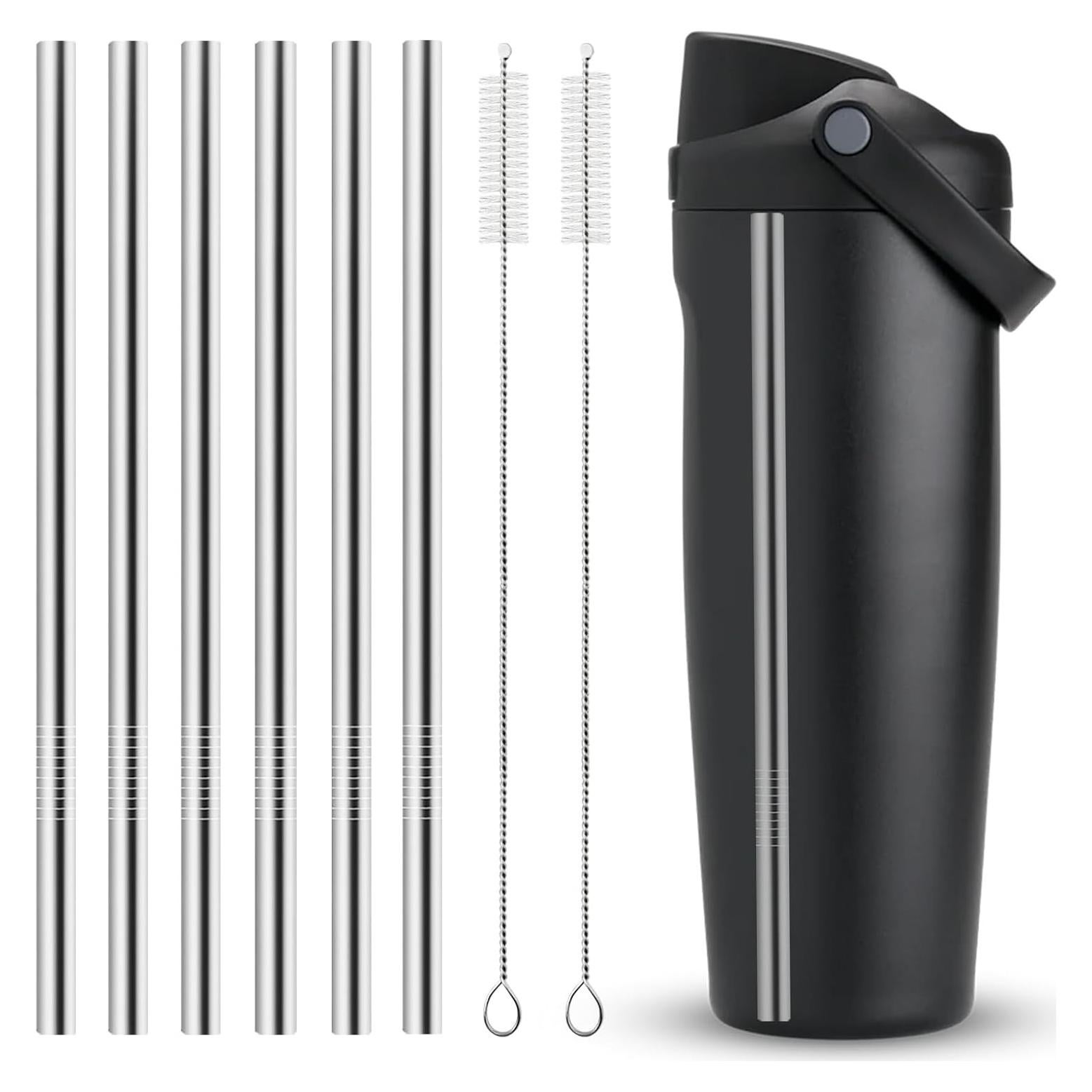 6 Popotes de Metal Reutilizables XZESH para Owala 30oz