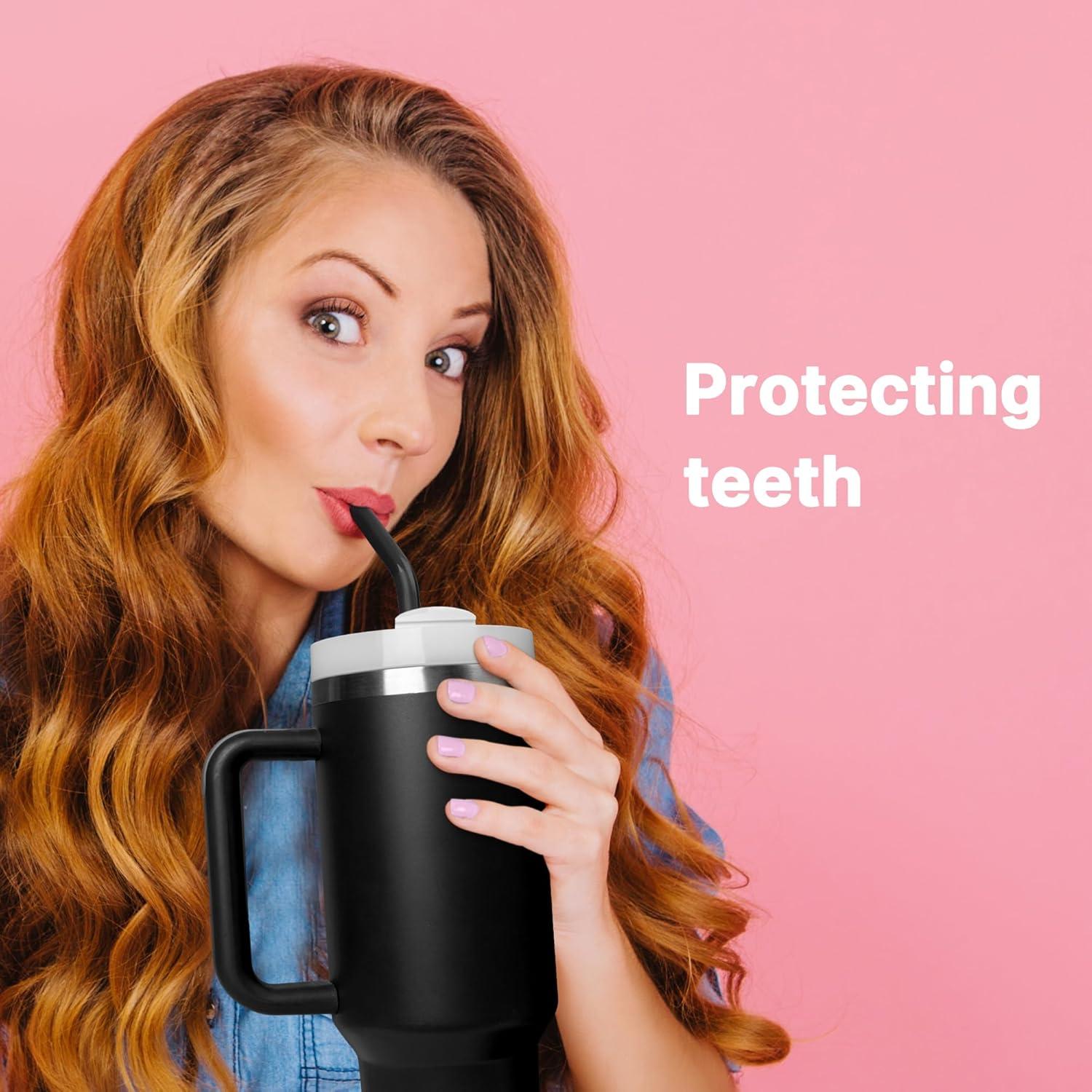 Popotes Metálicos Reutilizables Lpaacat para Taza 40 oz