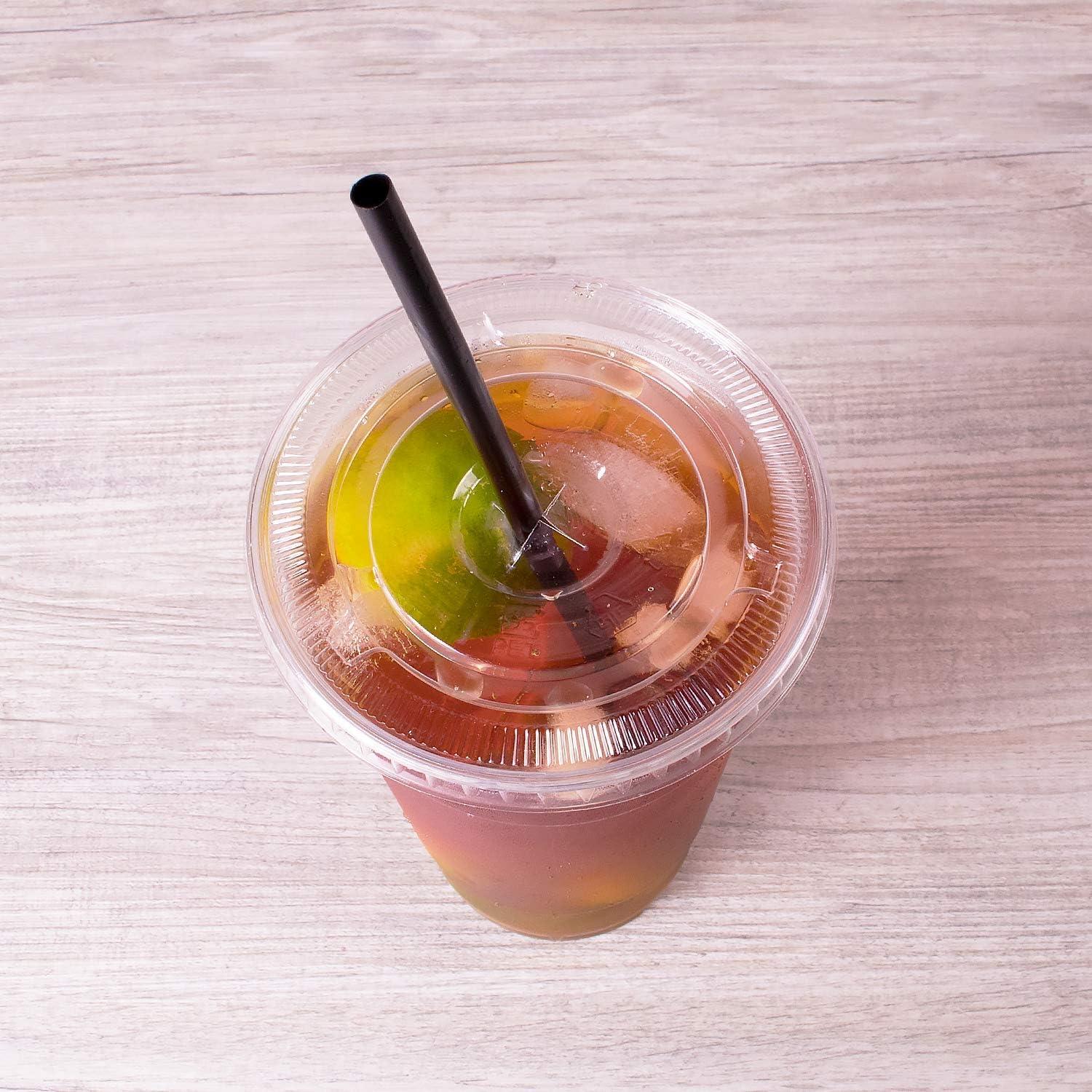 Popotes Jumbo Karat C9035 23 cm 5mm Negro - Caja 2000 Unidades