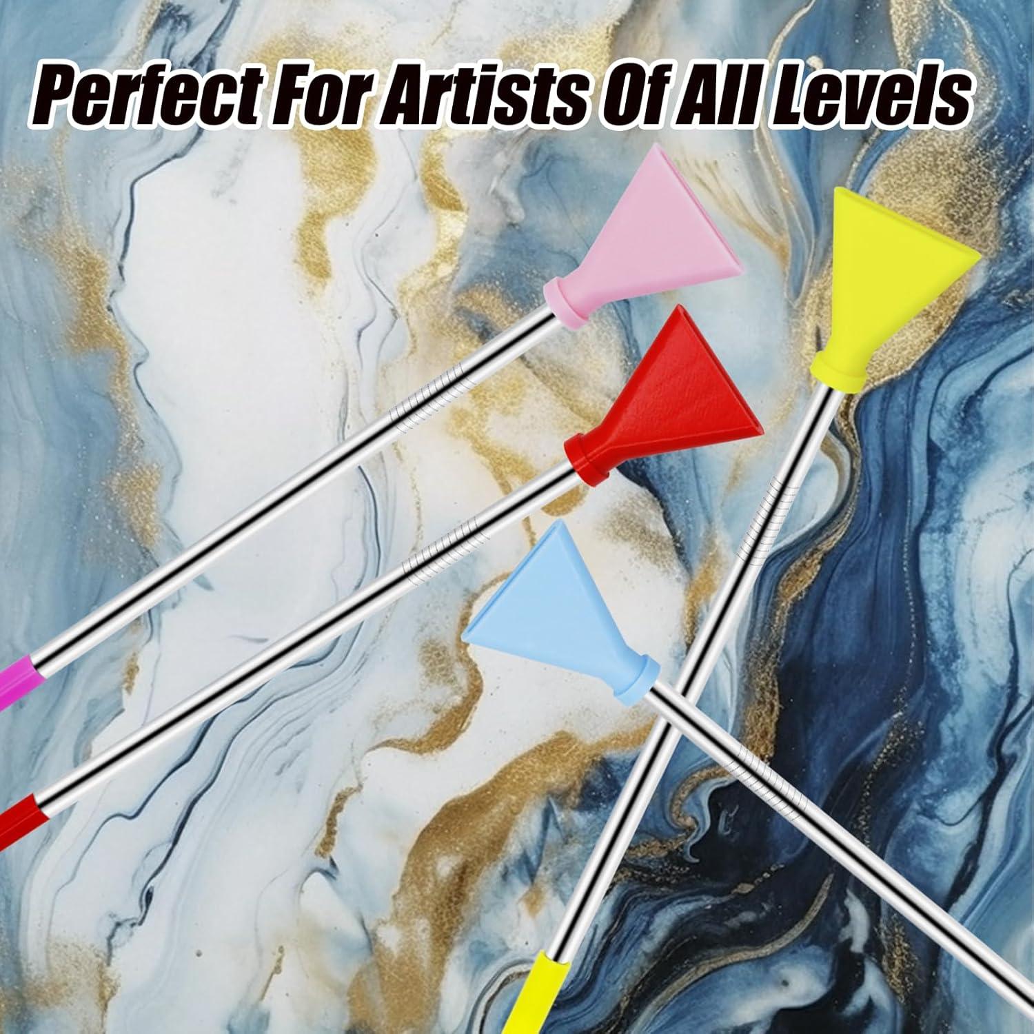 Juego de 4 Boquillas de Acero Inoxidable MYRIONT para Pintura