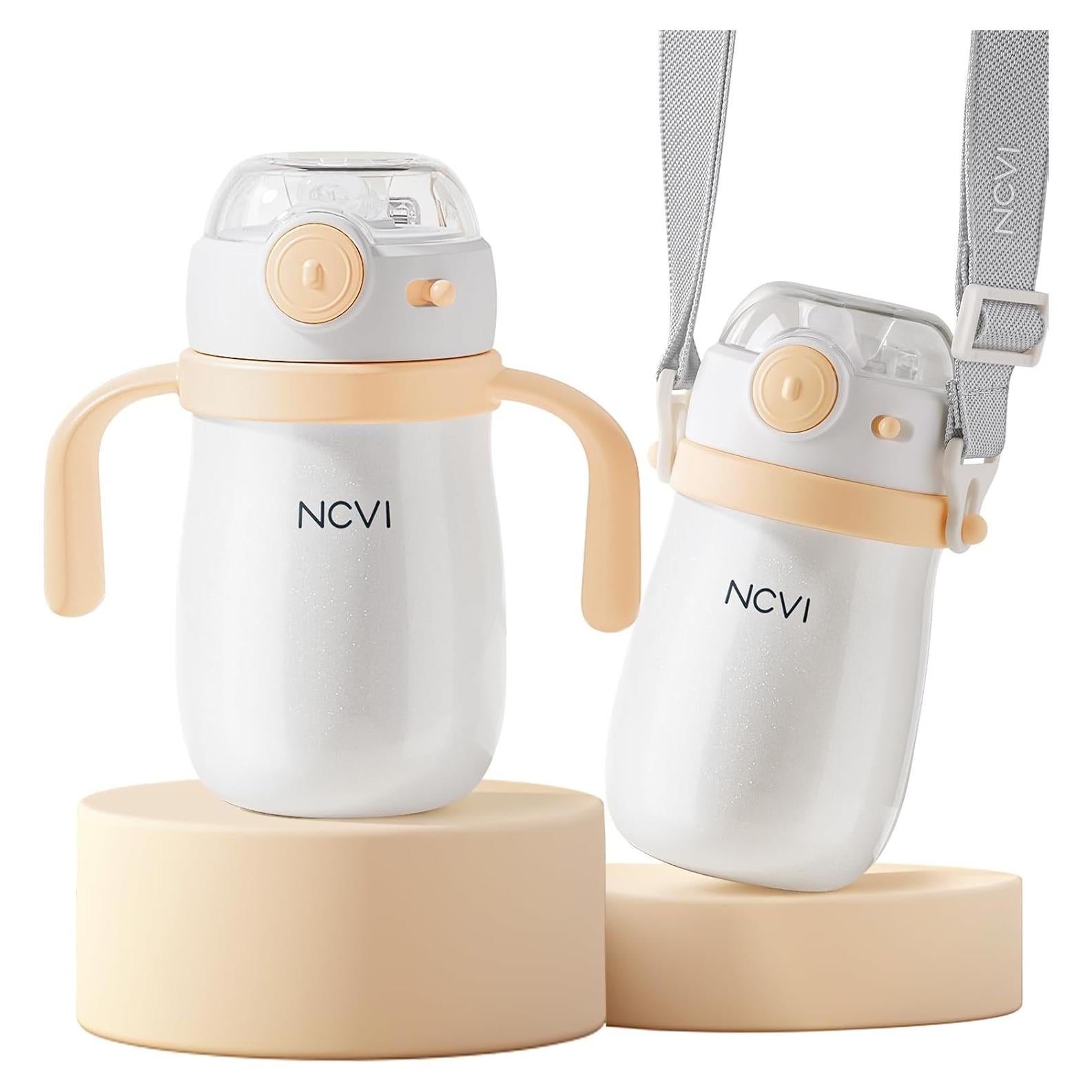 Taza de Acero Inoxidable NCVI Amarilla 295ml a Prueba de Derrames