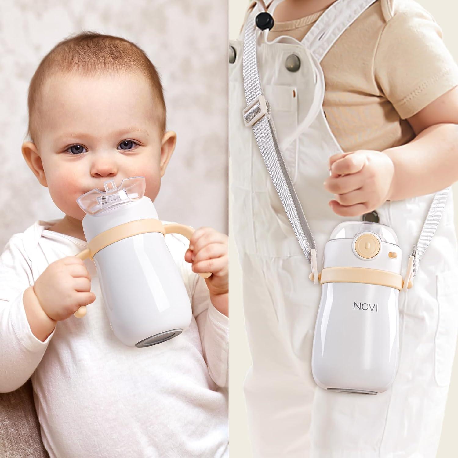 Taza de Acero Inoxidable NCVI Amarilla 295ml a Prueba de Derrames