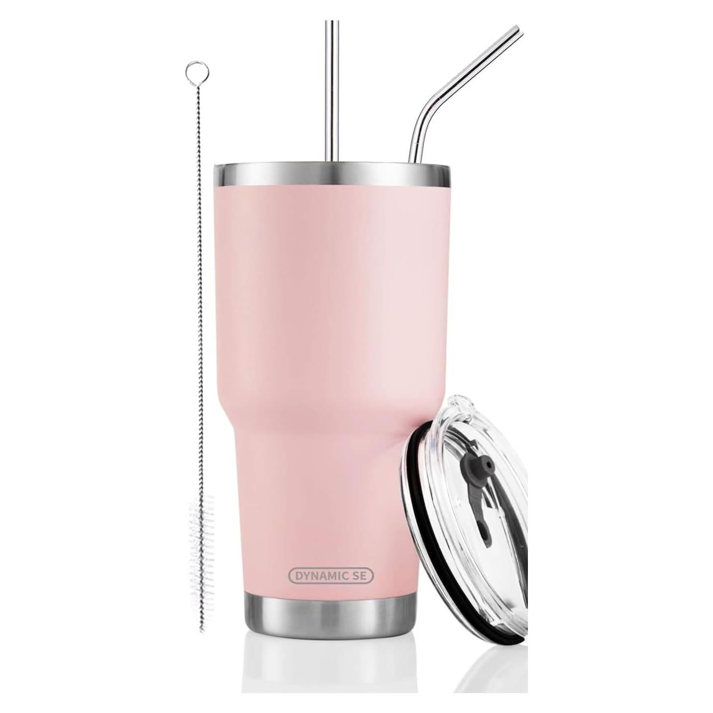 Taza de Acero Inoxidable D·S 30oz Rosa Sakura Doble Pared