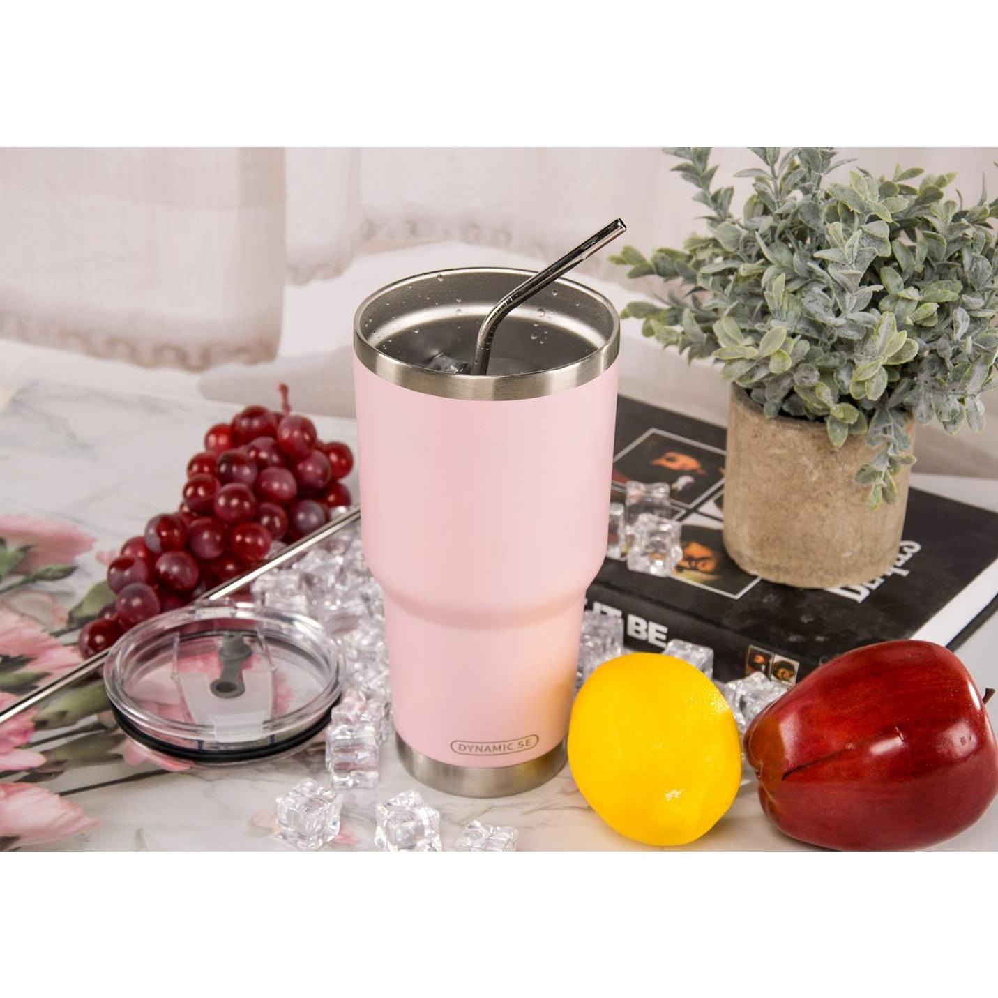 Taza de Acero Inoxidable D·S 30oz Rosa Sakura Doble Pared