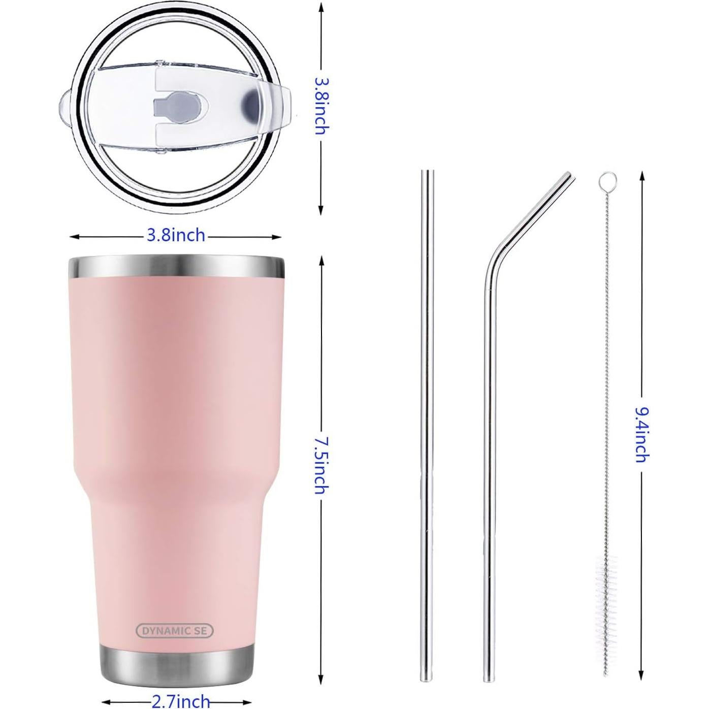 Taza de Acero Inoxidable D·S 30oz Rosa Sakura Doble Pared