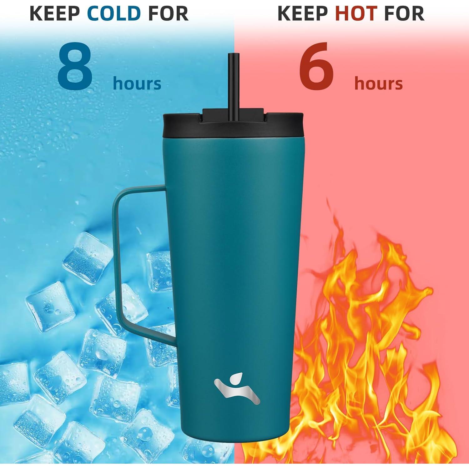 Vaso Aislado Konokyo 22 Oz Acero Inoxidable Azul