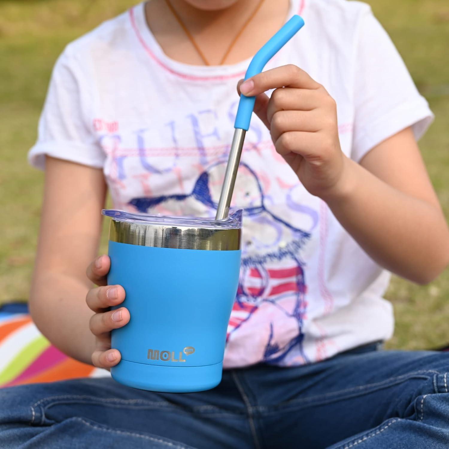 Vasos para Niños Mollcity 2 Paquete 266ml Acero Inoxidable