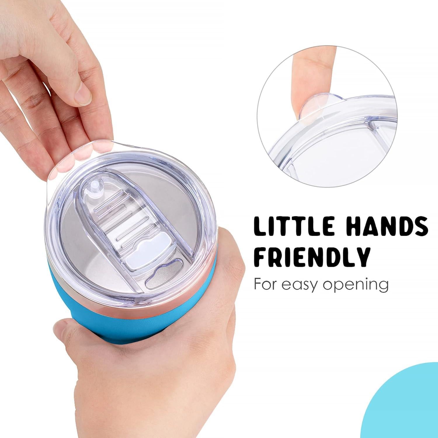 Vasos para Niños Mollcity 2 Paquete 266ml Acero Inoxidable