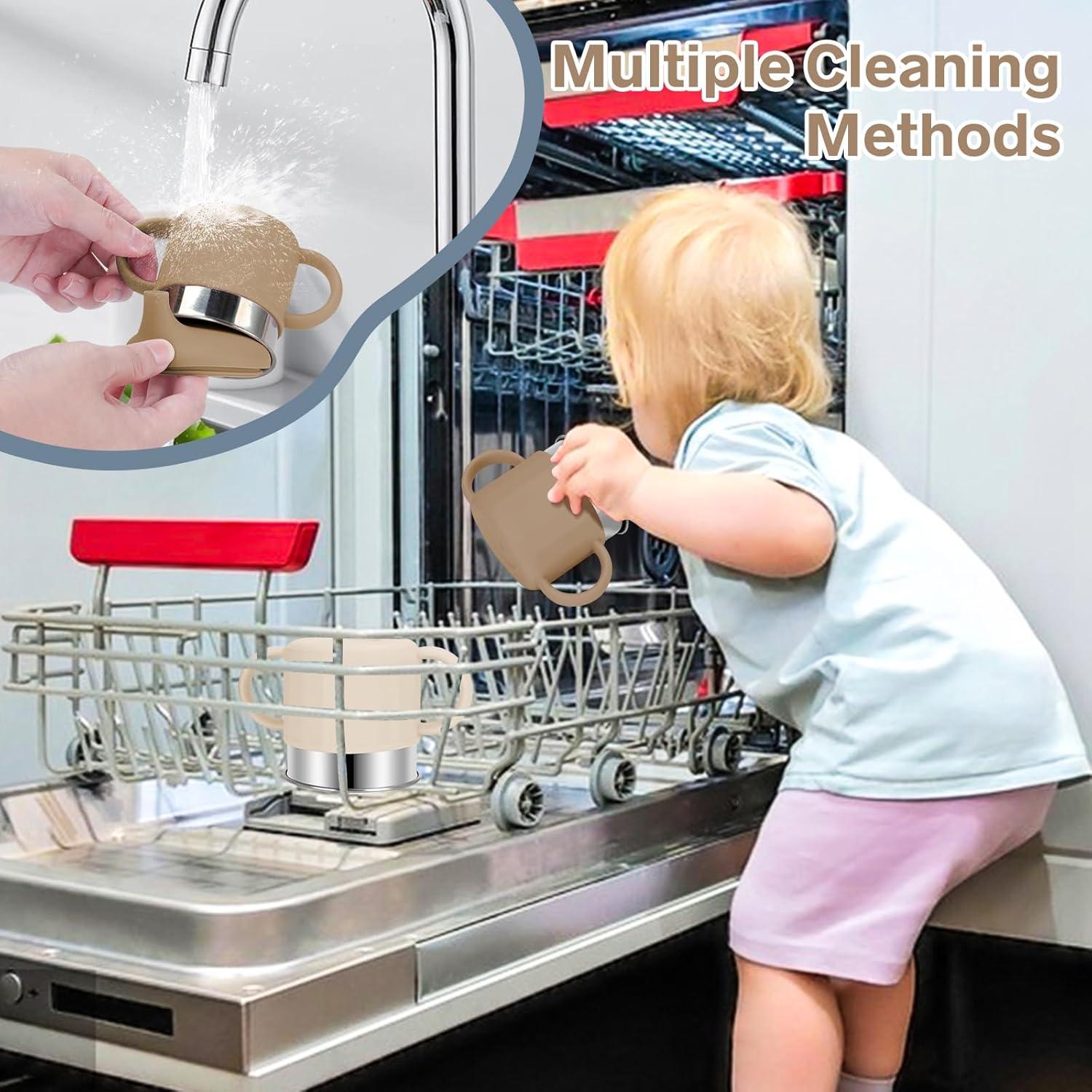 Tazas de Entrenamiento para Bebés EsOfficce 7.4 Oz 3 en 1