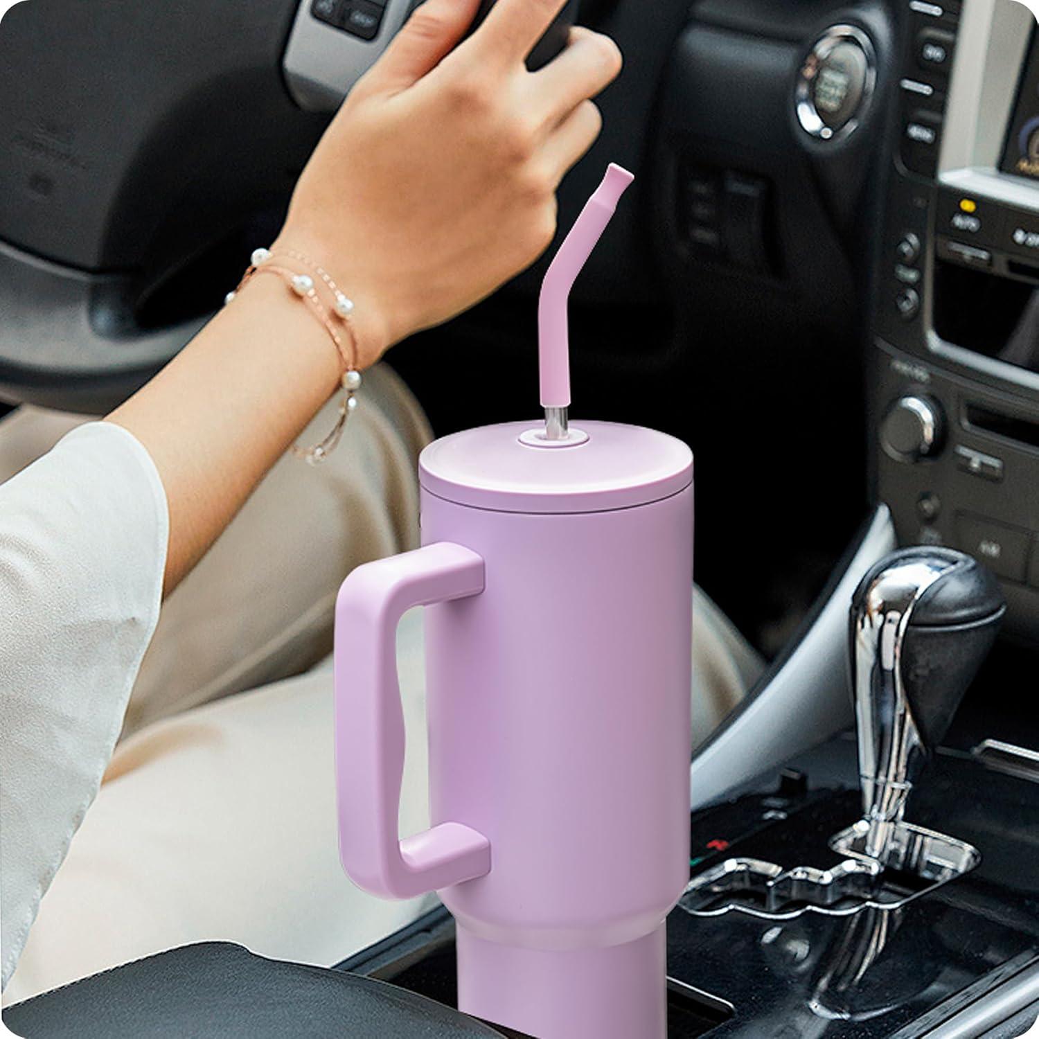 Popote de Metal Nevada 40 oz Azul Bebé Reutilizable