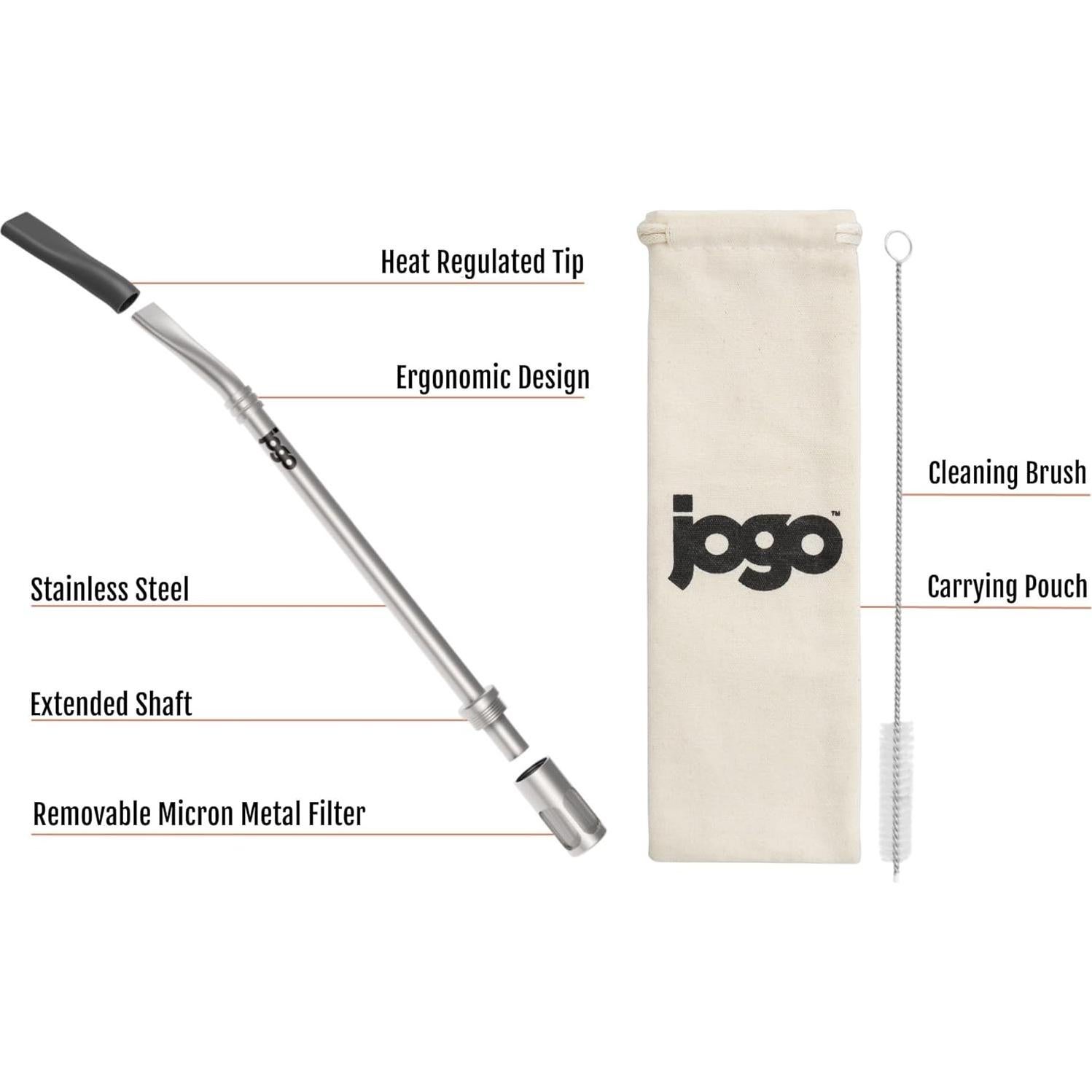 Cafetera Portátil JoGo - Filtro de Acero Inoxidable para Café y Té