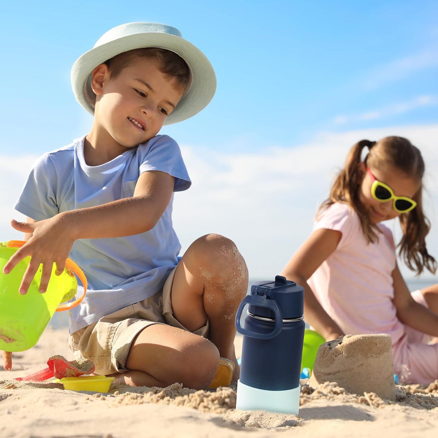 Botella de Agua Aislada Volhoply 414ml Acero Inoxidable Niños