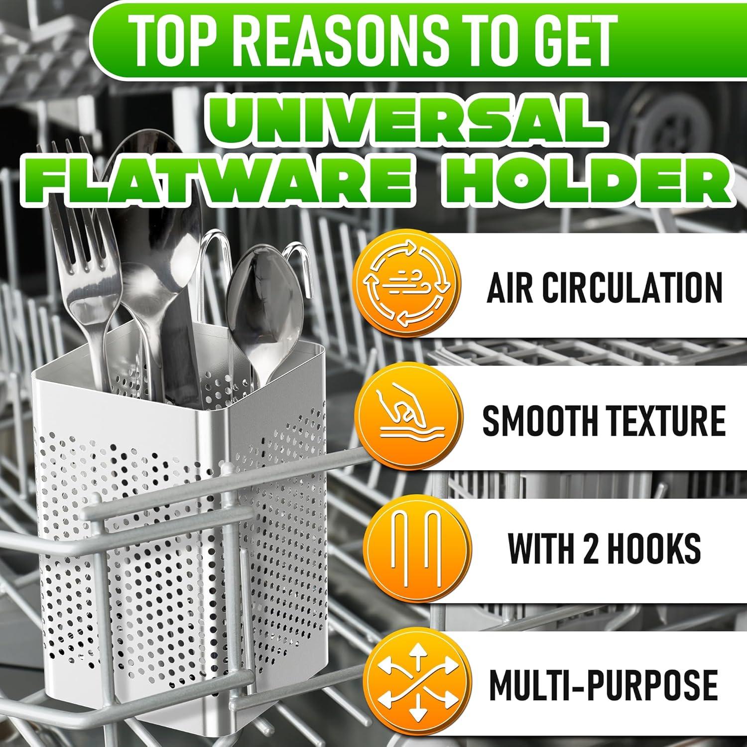 Cesta para Palillos de Lavavajillas VIKROM Acero Inoxidable 9.97 cm