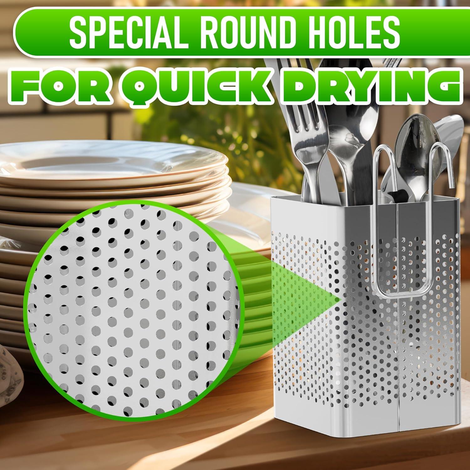 Cesta para Palillos de Lavavajillas VIKROM Acero Inoxidable 9.97 cm