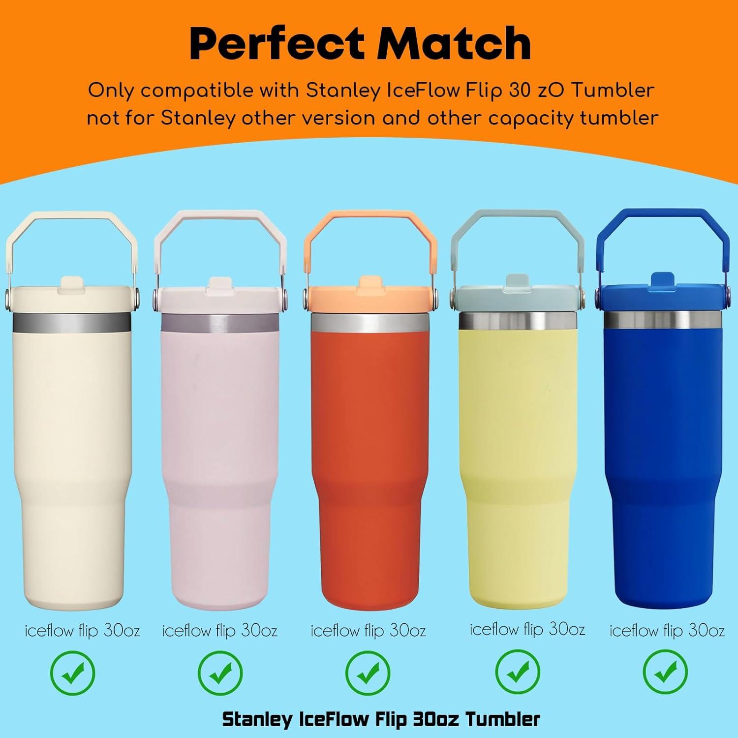 Popotes de Acero Inoxidable ALINK para Vaso Stanley 30oz - 6 Unidades