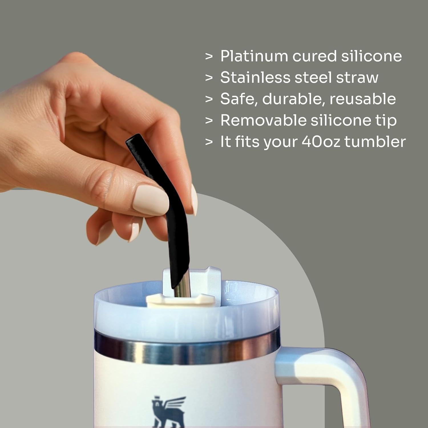 Pajillas de Acero Inoxidable Reutilizables purifyou 36.83 cm