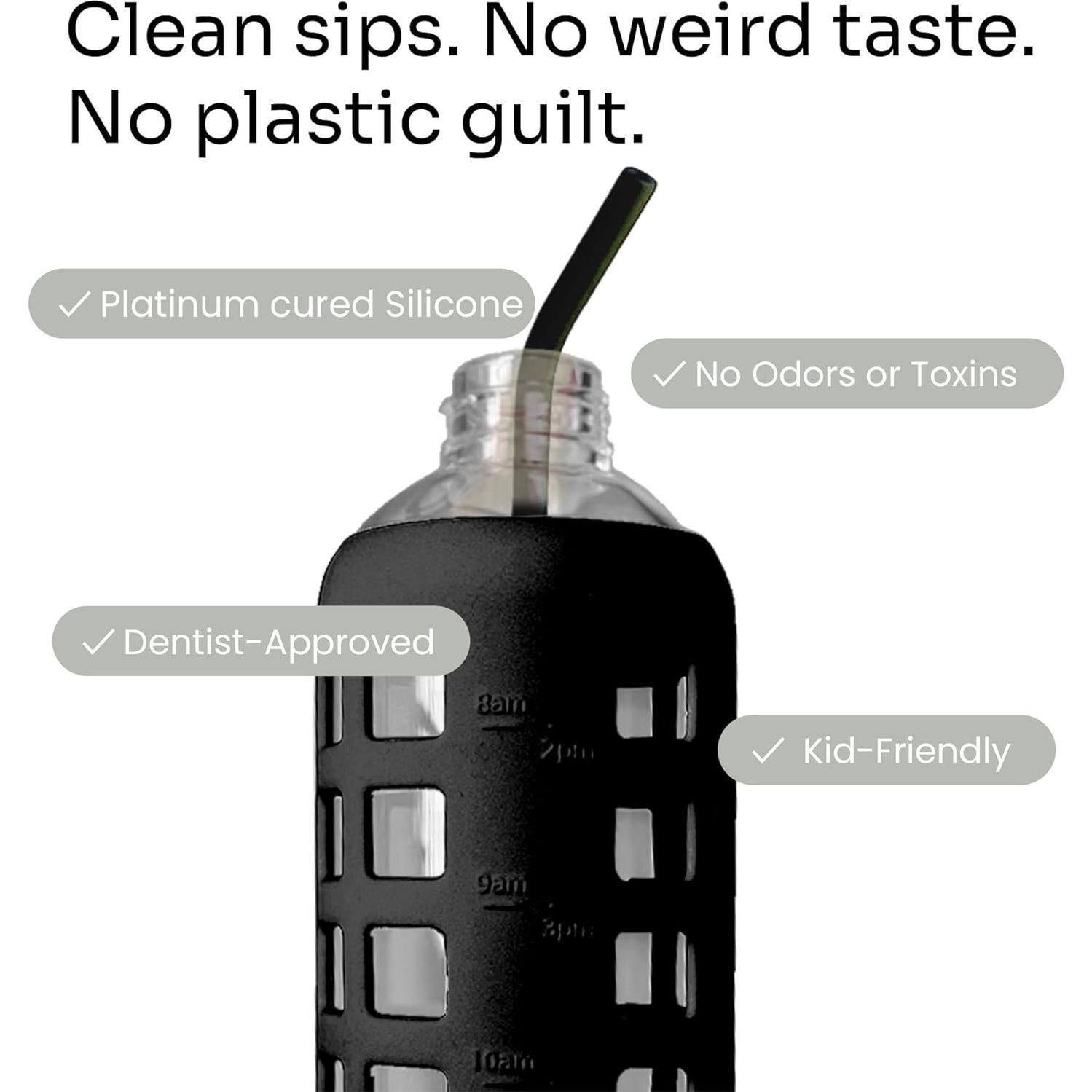 Pajillas de Acero Inoxidable Reutilizables purifyou 36.83 cm