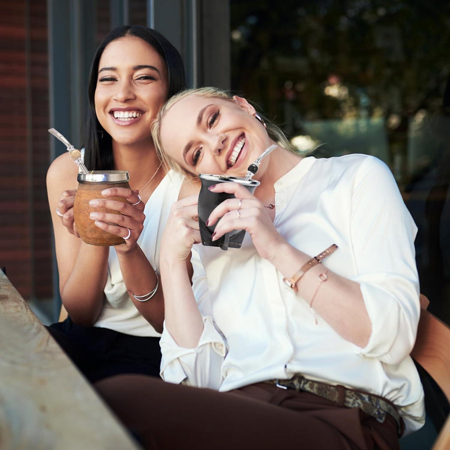 Popotes de Acero Inoxidable LayaVilla 22.1 cm - 3 Unidades