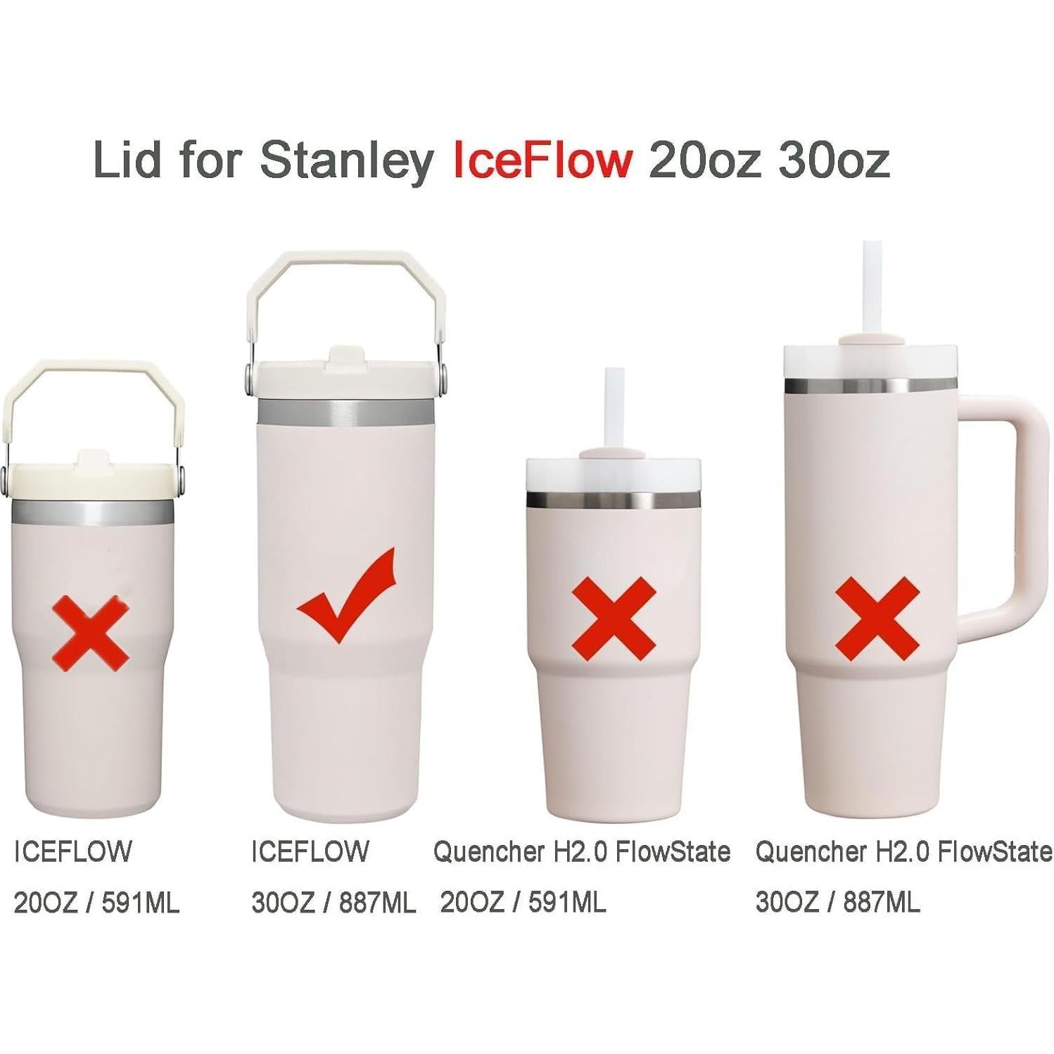 Tapa de Reemplazo Rimoleur para Stanley 30 oz - 2 Piezas