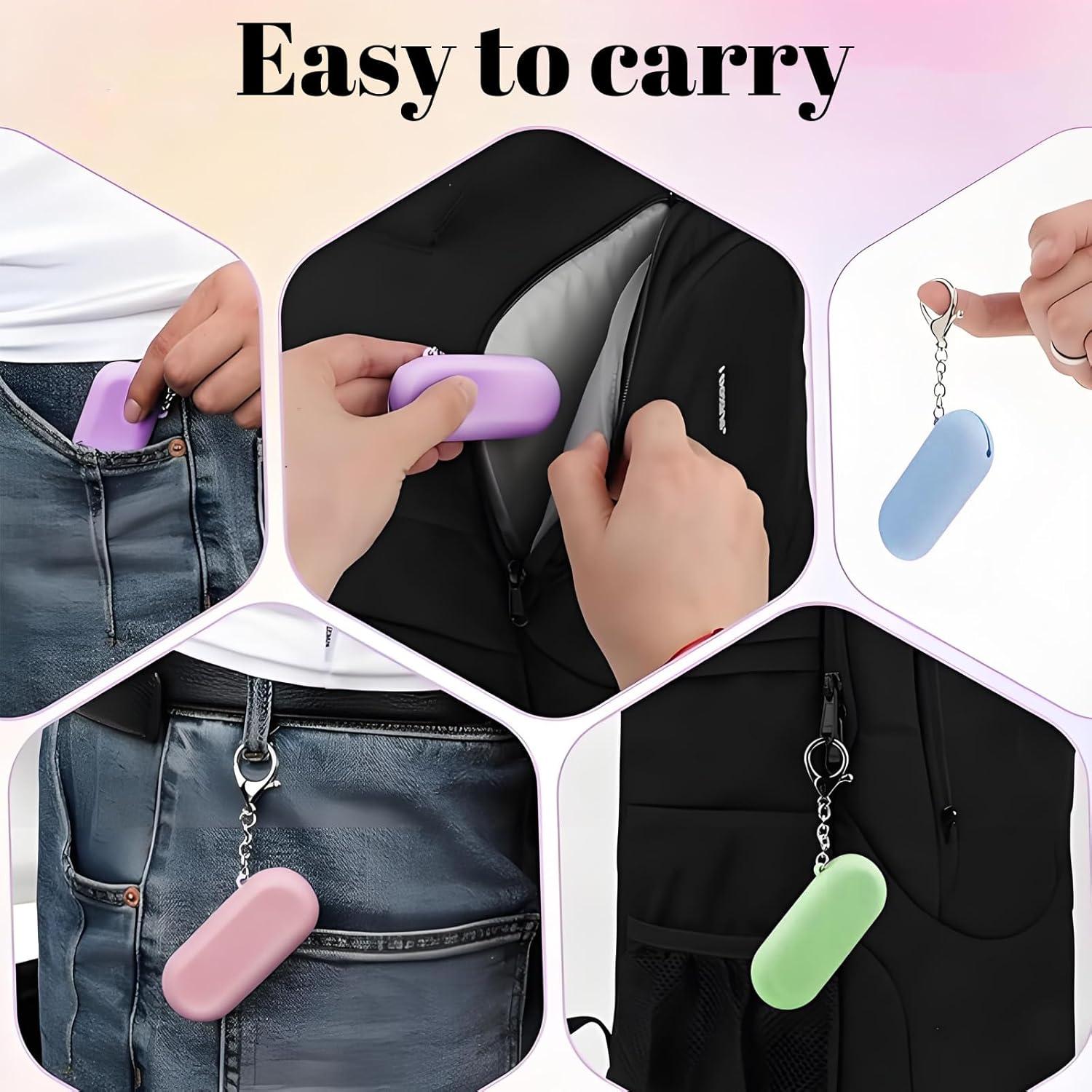 Popotes de Silicona Reutilizables YMCLUB 4 Piezas con Estuche