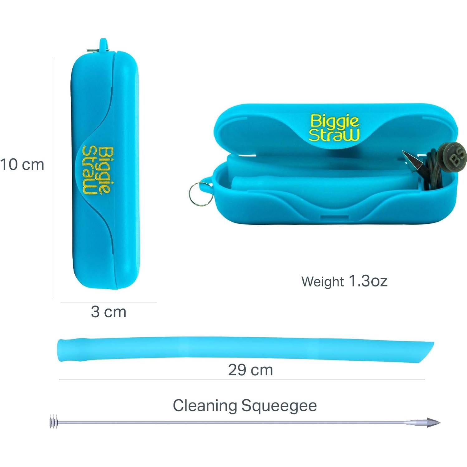 Pajilla Reutilizable BiggieStraw Final - Extra Ancha y Plegable