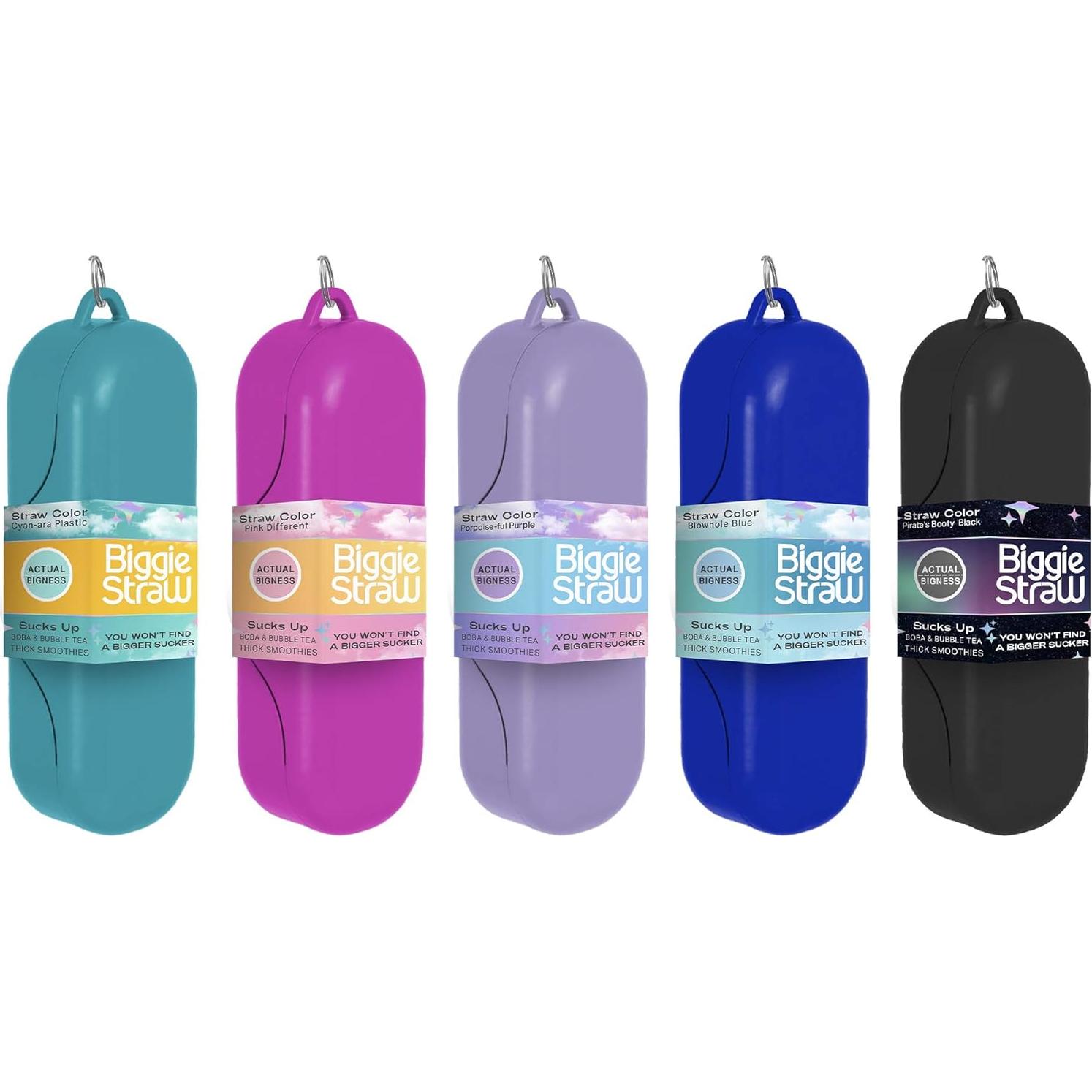 Pajilla Reutilizable BiggieStraw Final - Extra Ancha y Plegable