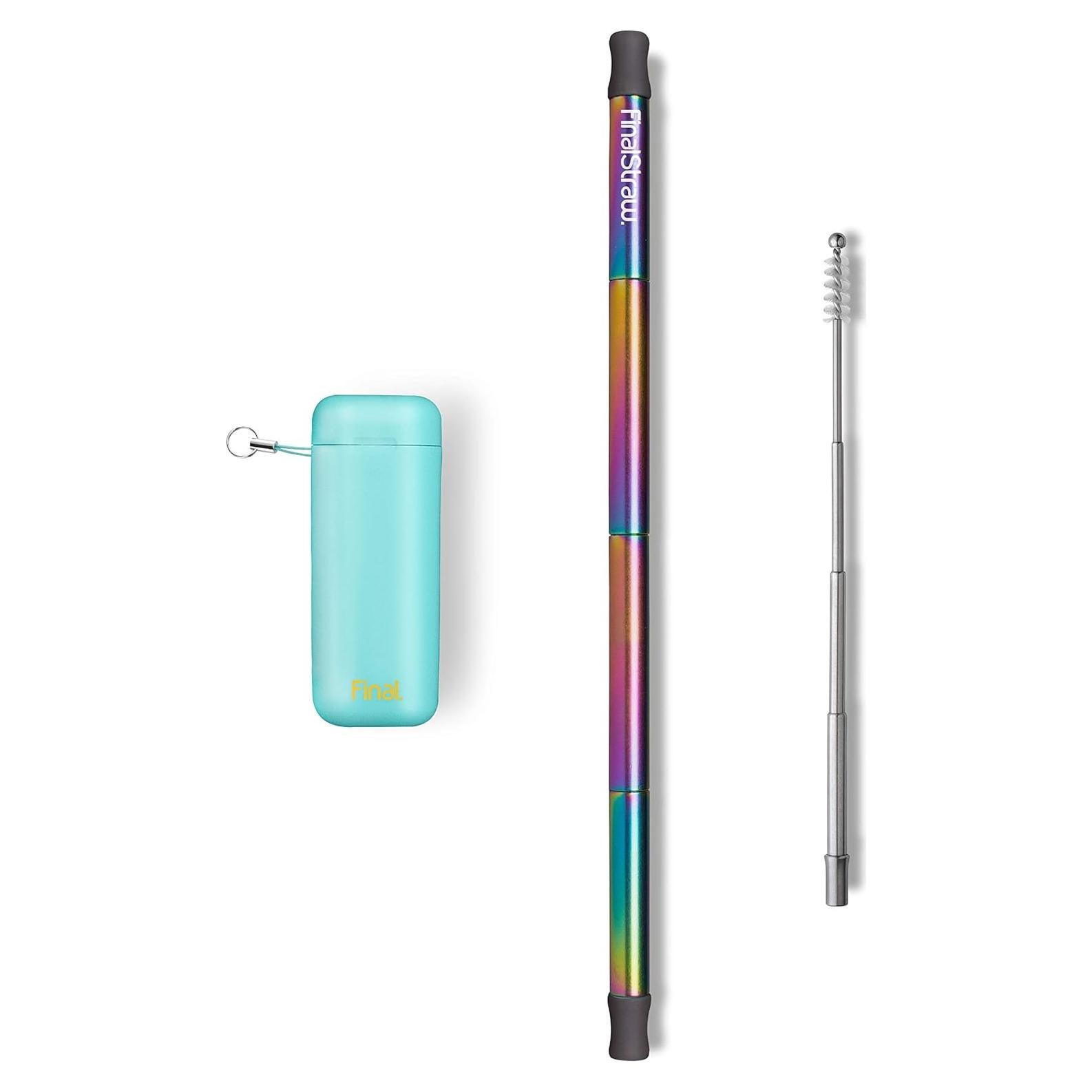 Popote Reutilizable FinalStraw Plegable Acero Inoxidable 18g