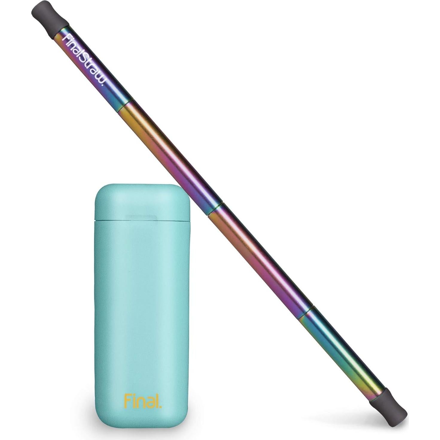 Popote Reutilizable FinalStraw Plegable Acero Inoxidable 18g