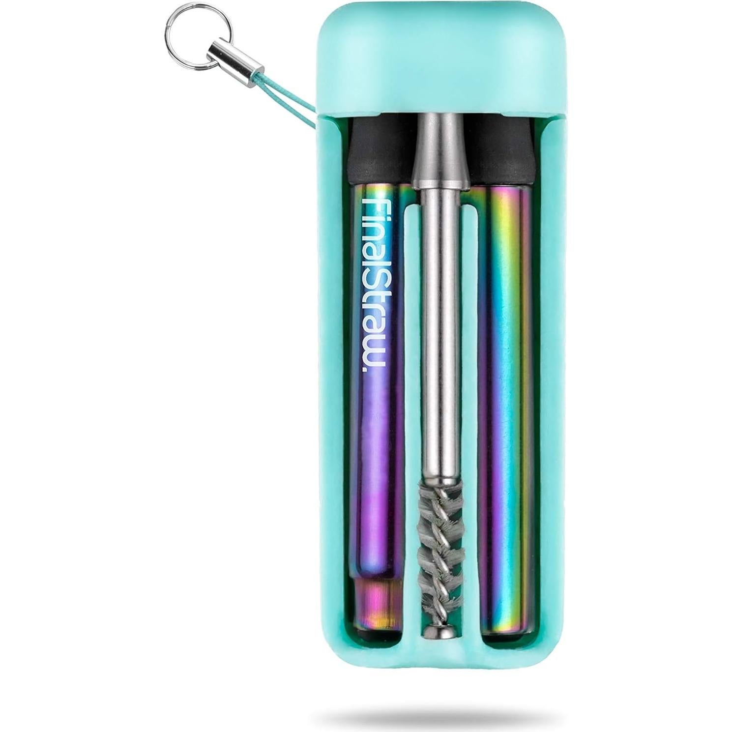 Popote Reutilizable FinalStraw Plegable Acero Inoxidable 18g