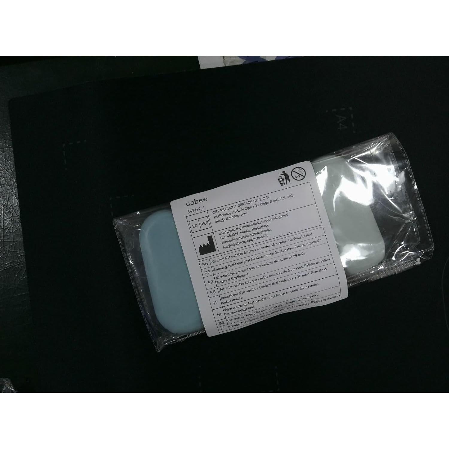 Set de 4 Pajitas de Silicona Reutilizables Cobee con Estuches