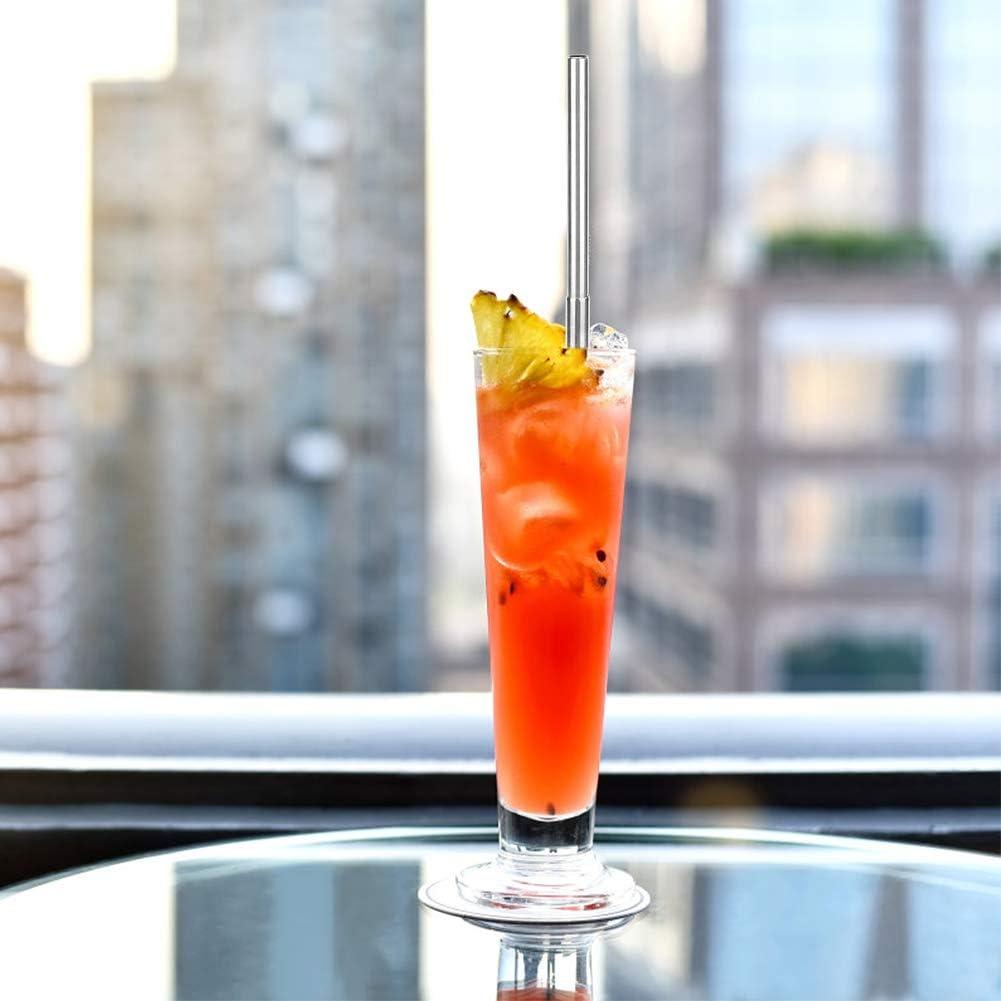 Set de 2 Popotes Plegables de Acero Inoxidable Saluaqui