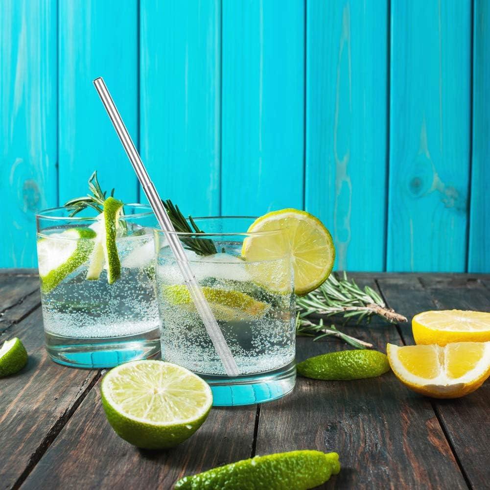 Set de 2 Popotes Plegables de Acero Inoxidable Saluaqui