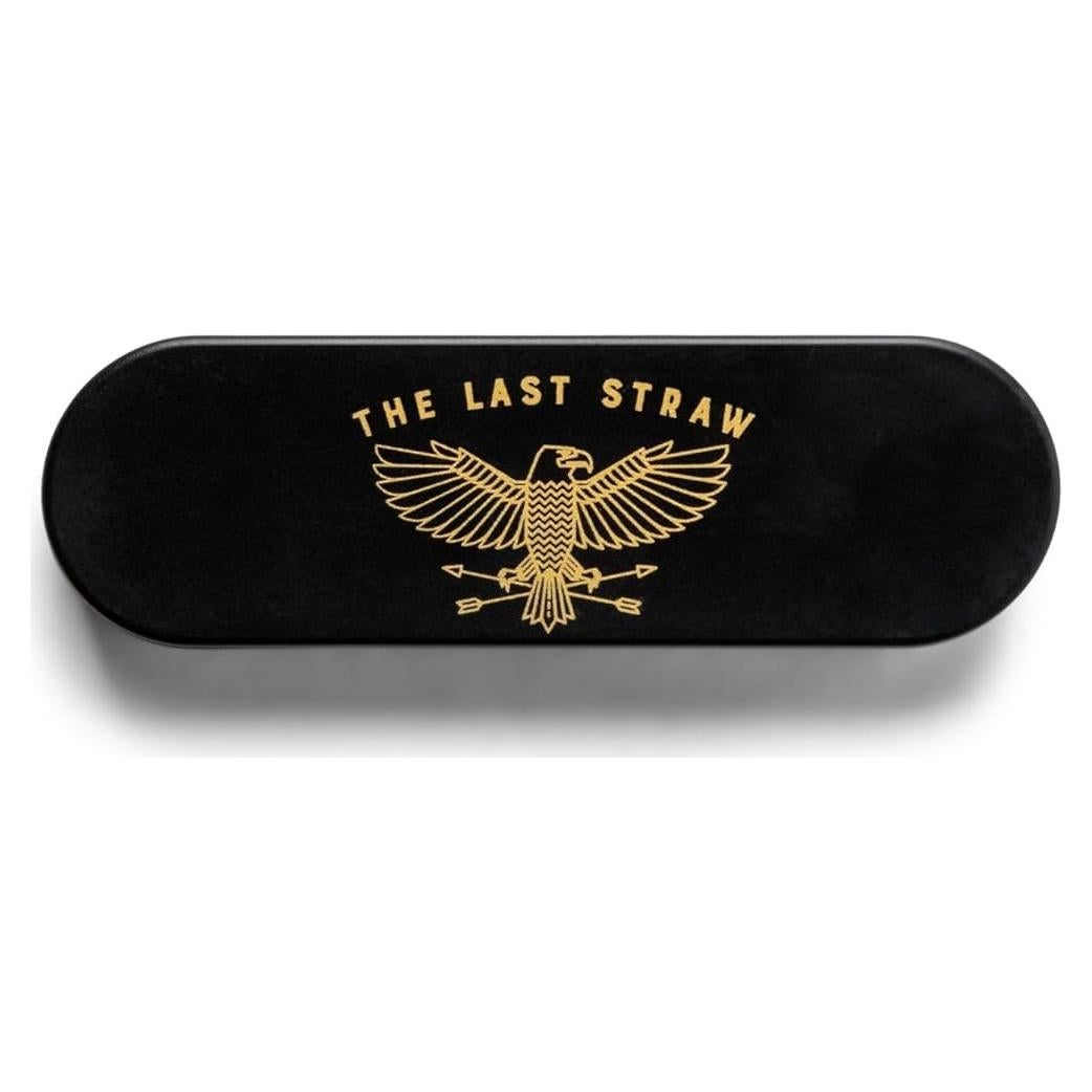 Popote Reutilizable DesignWorks Ink Acero Inoxidable 22.86 cm Negro