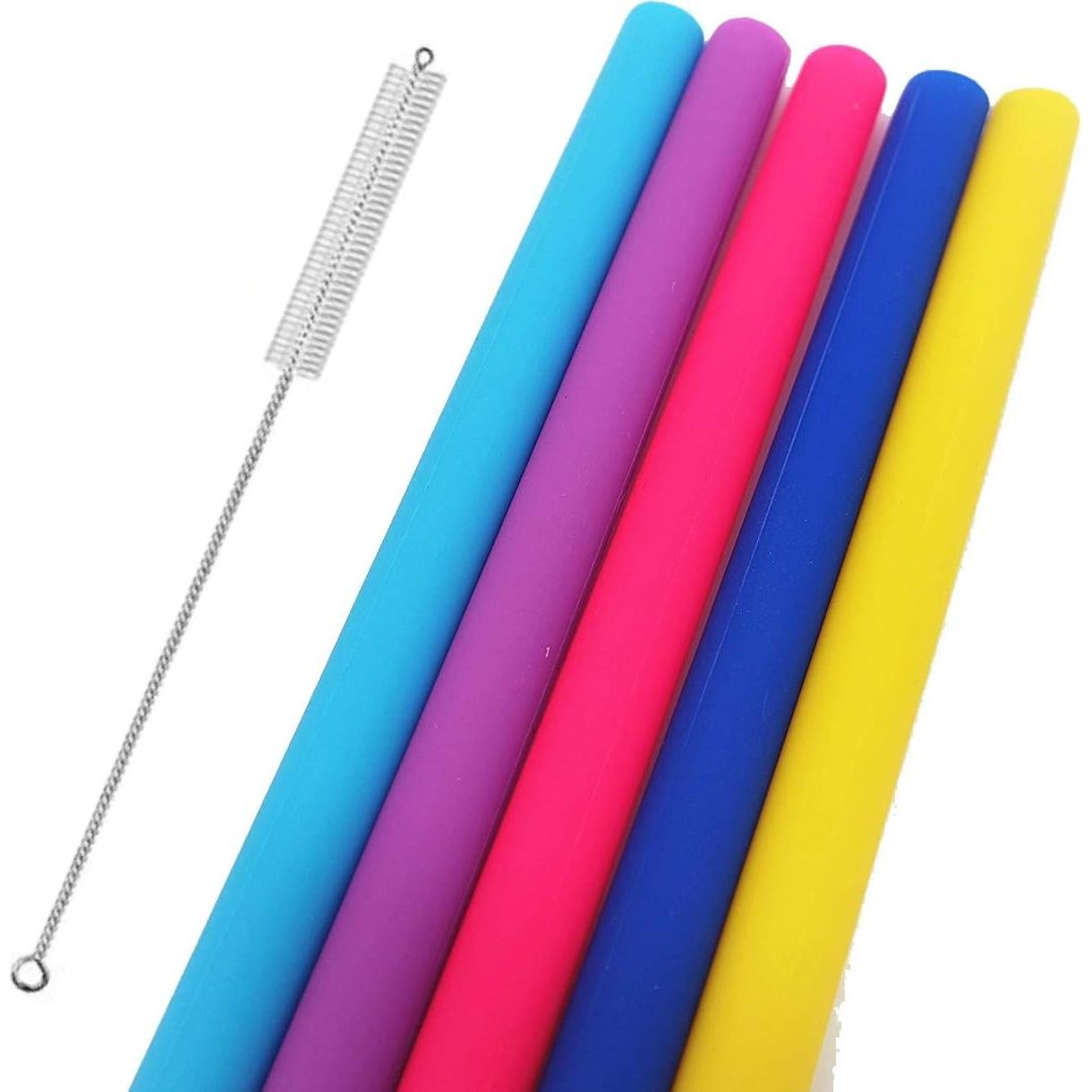 Popotes de Silicona Reutilizables Vitrix Kitchenware - Set de 5