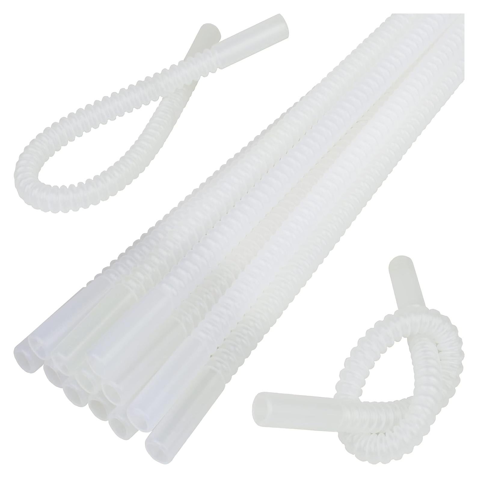 Popotes Flexibles Reutilizables Diximus 28 cm - Paquete de 14