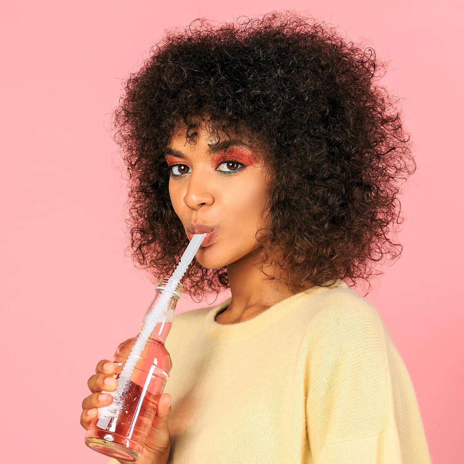 Popotes Flexibles Reutilizables Diximus 28 cm - Paquete de 14