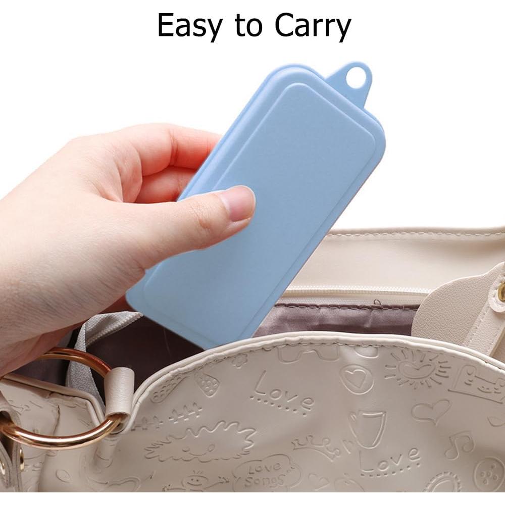 Juego de Utensilios Reutilizables OULIGET Plegables 2 Piezas