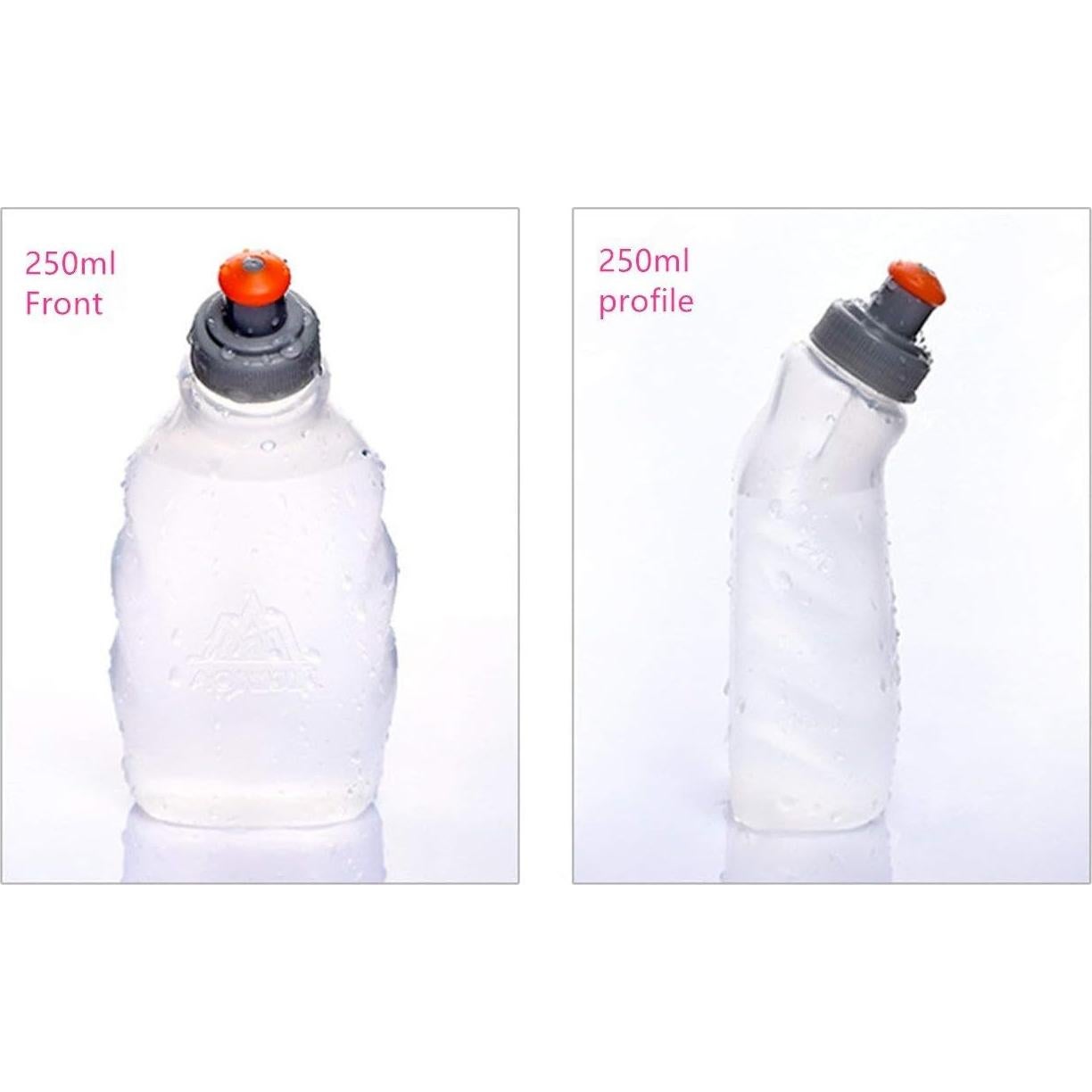 Botella de Agua Plegable AONIJIE 0.5L Libre de BPA - 2 Piezas