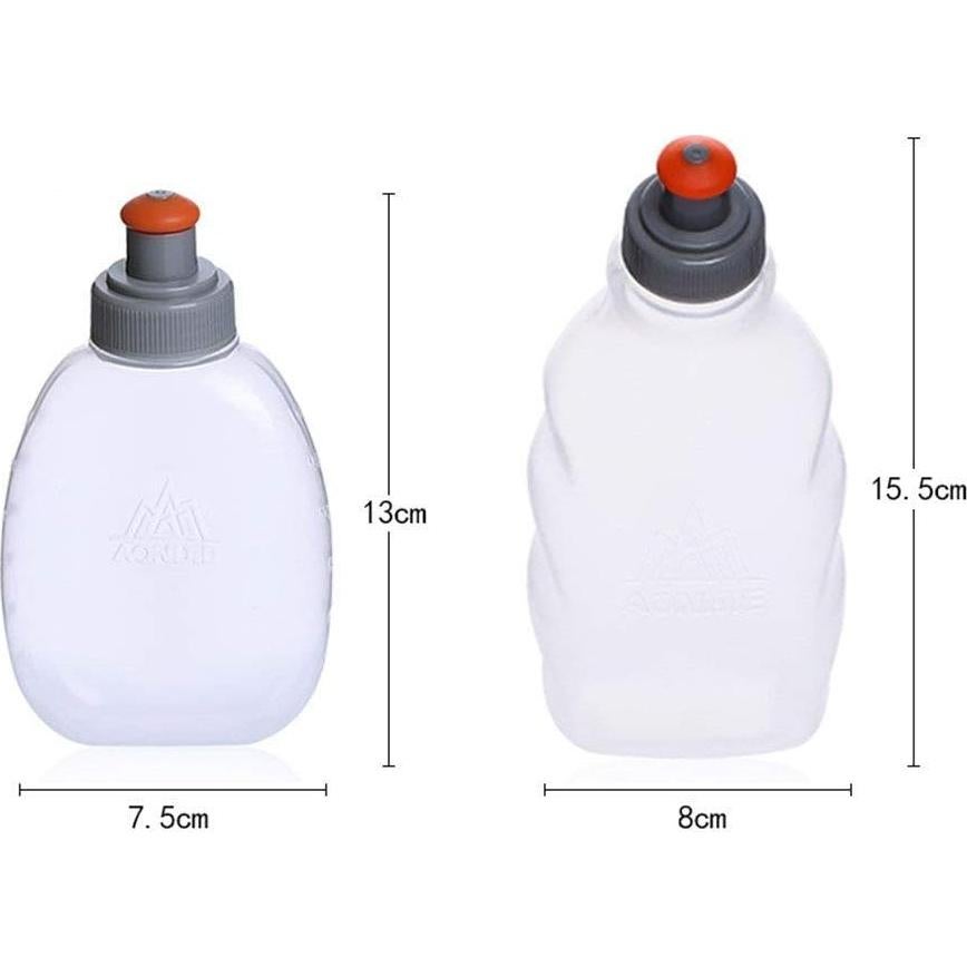 Botella de Agua Plegable AONIJIE 0.5L Libre de BPA - 2 Piezas
