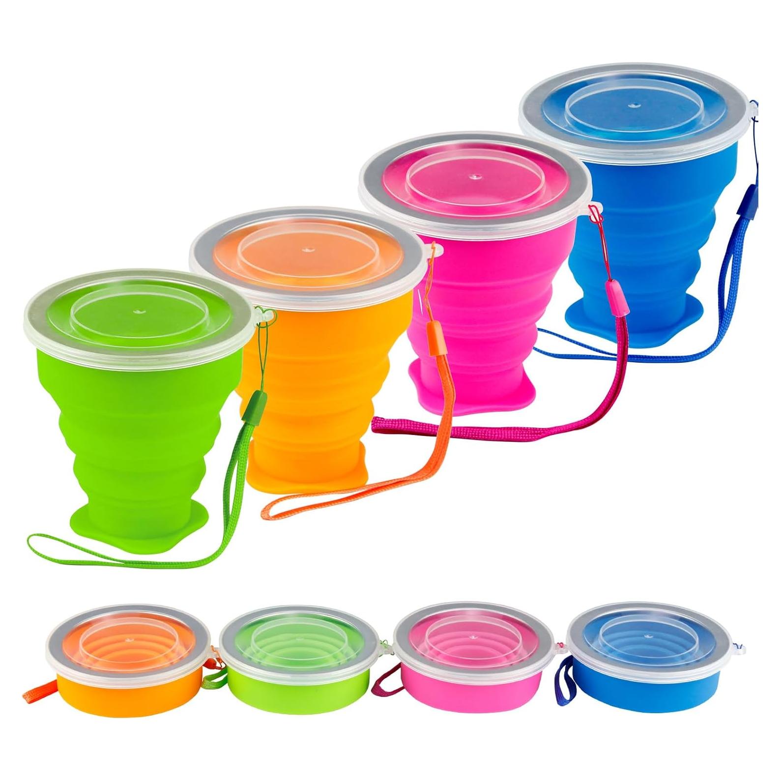 Taza Plegable de Silicona Meanhoo 273 ml - 4 Unidades