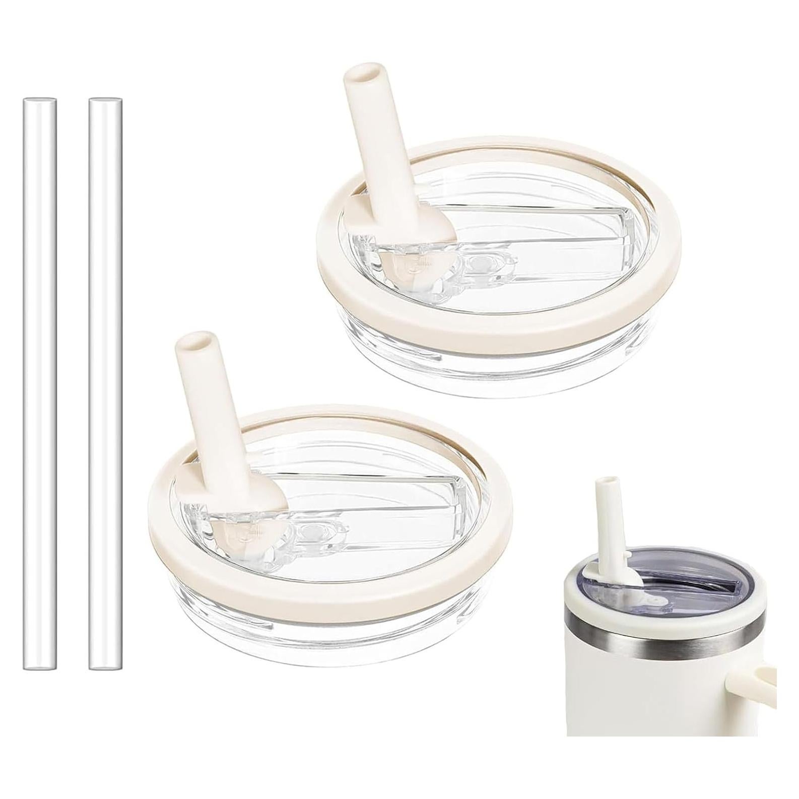 Paquete de 2 tapas de paja Bnoname 30 oz a prueba de fugas