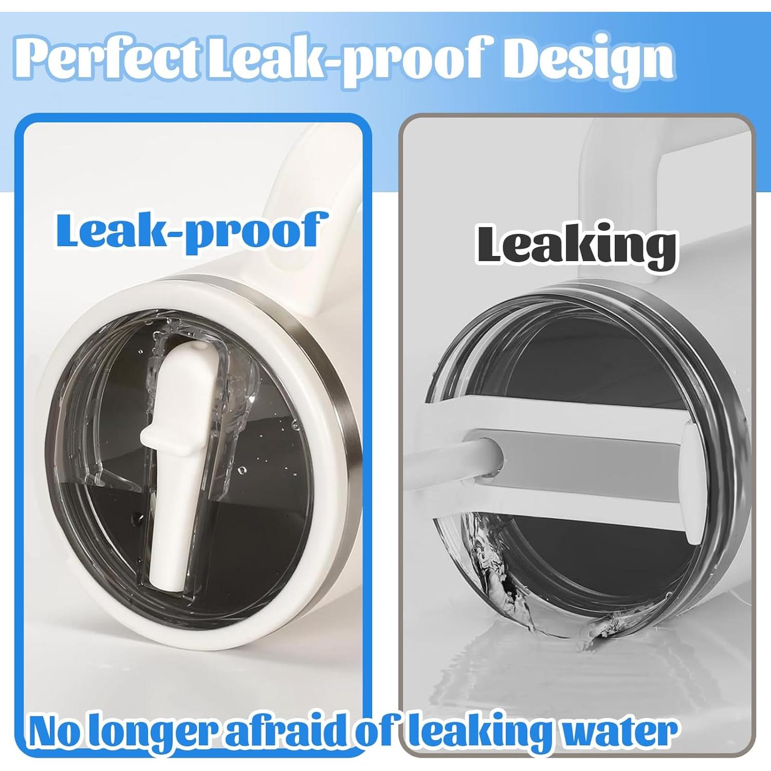 Tapa de repuesto con popote Alstbuti para vaso 40 oz Crema