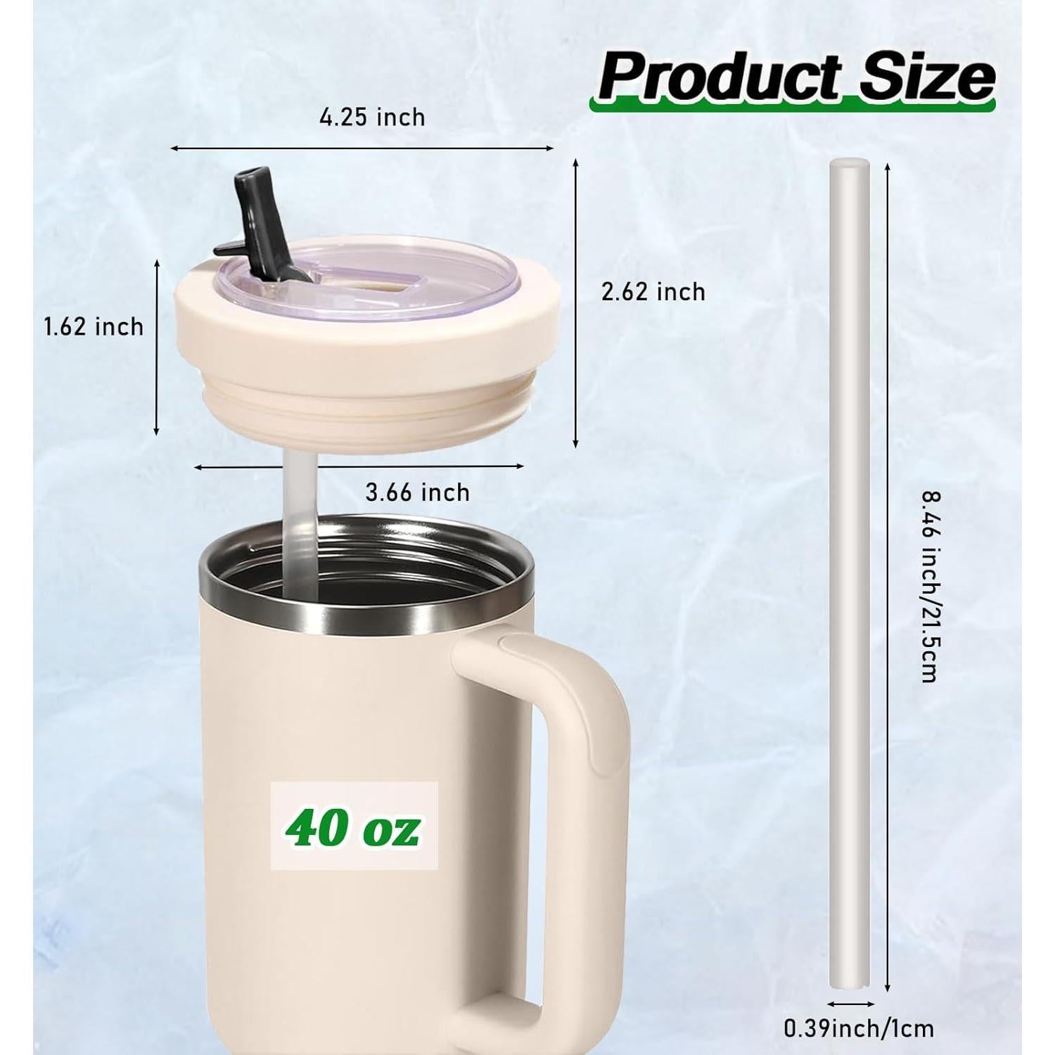 Tapa a Prueba de Fugas Ukiism para Stanley 40 oz - 2 Pack