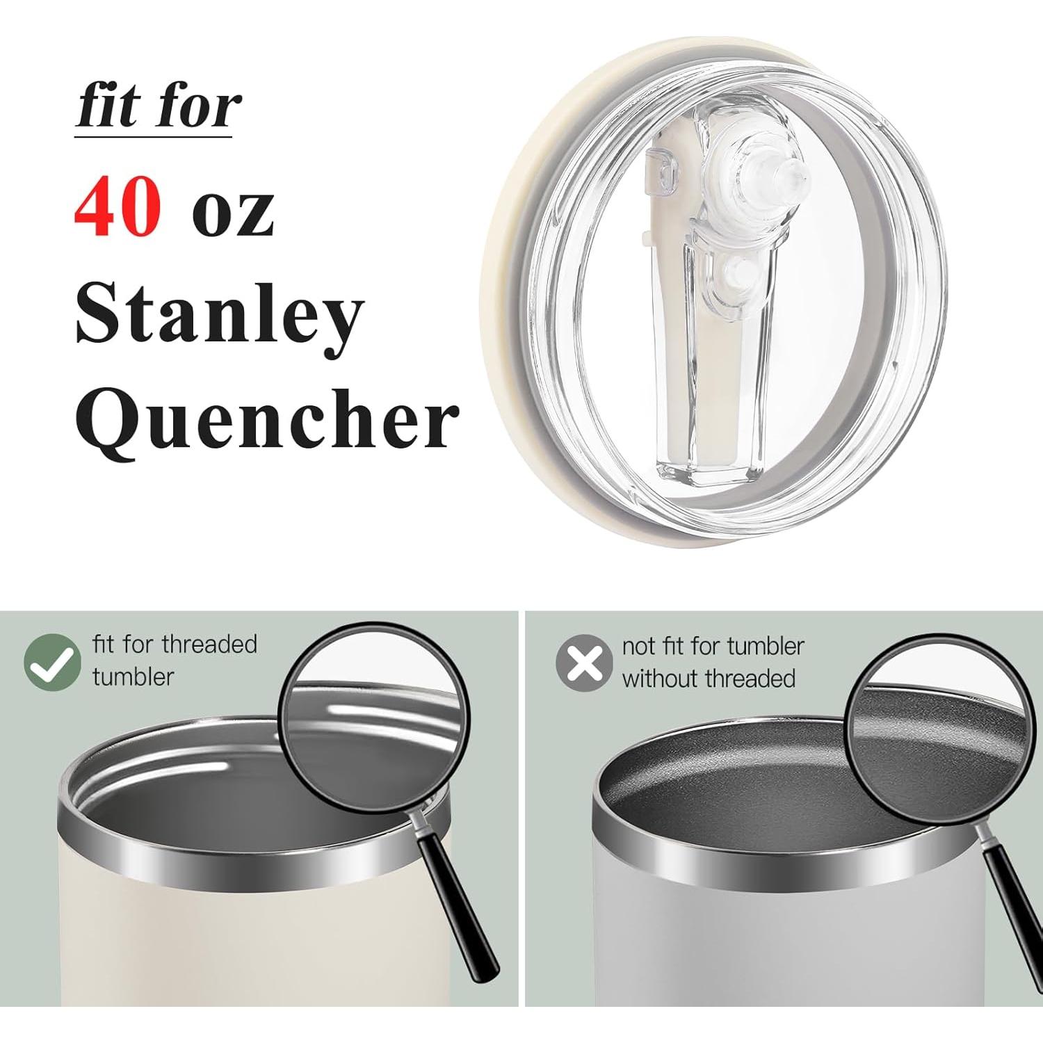 Paquete de 2 tapas de paja SBMKK para vaso Stanley 40 oz