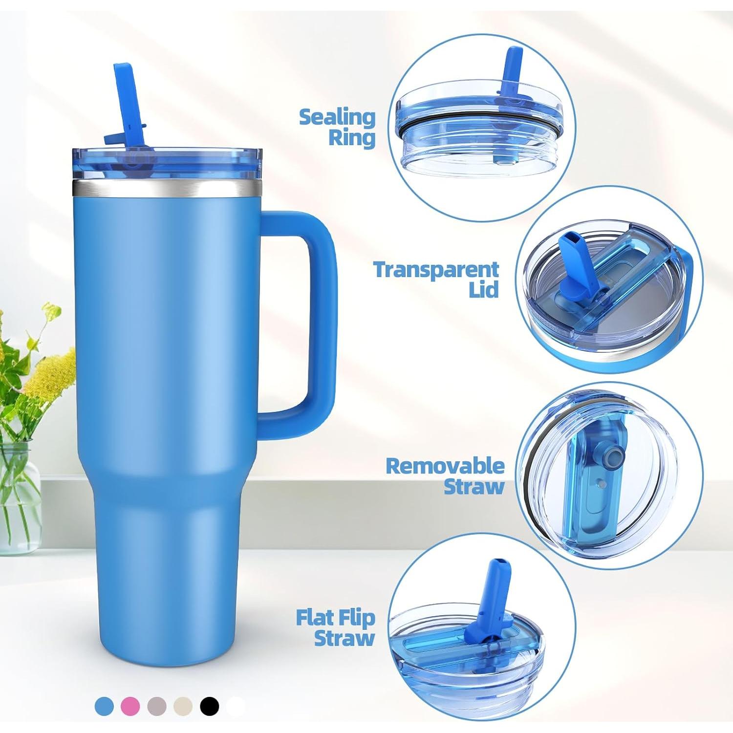 Tapa Repuesto a Prueba de Derrames QIONG para Taza 40oz