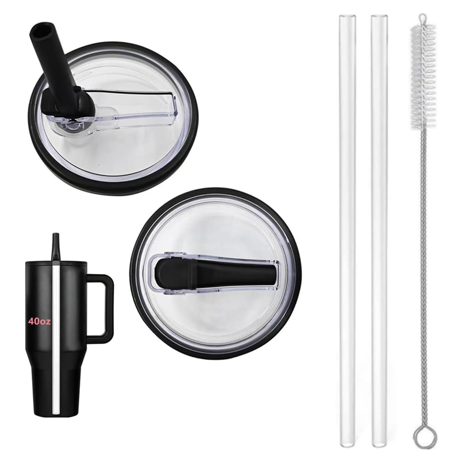 Juego de 2 tapas HydroJug 40 oz Rimoleur a prueba de derrames