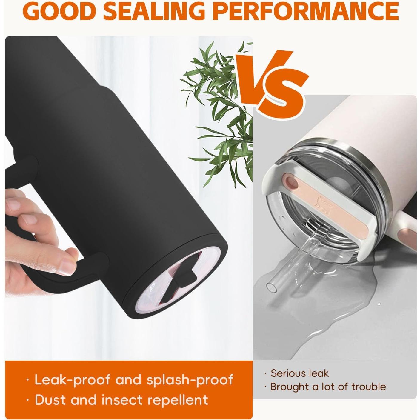 Tapa con Popote Flip TIZHJOZI para Vaso Stanley 30 oz - 2 Piezas