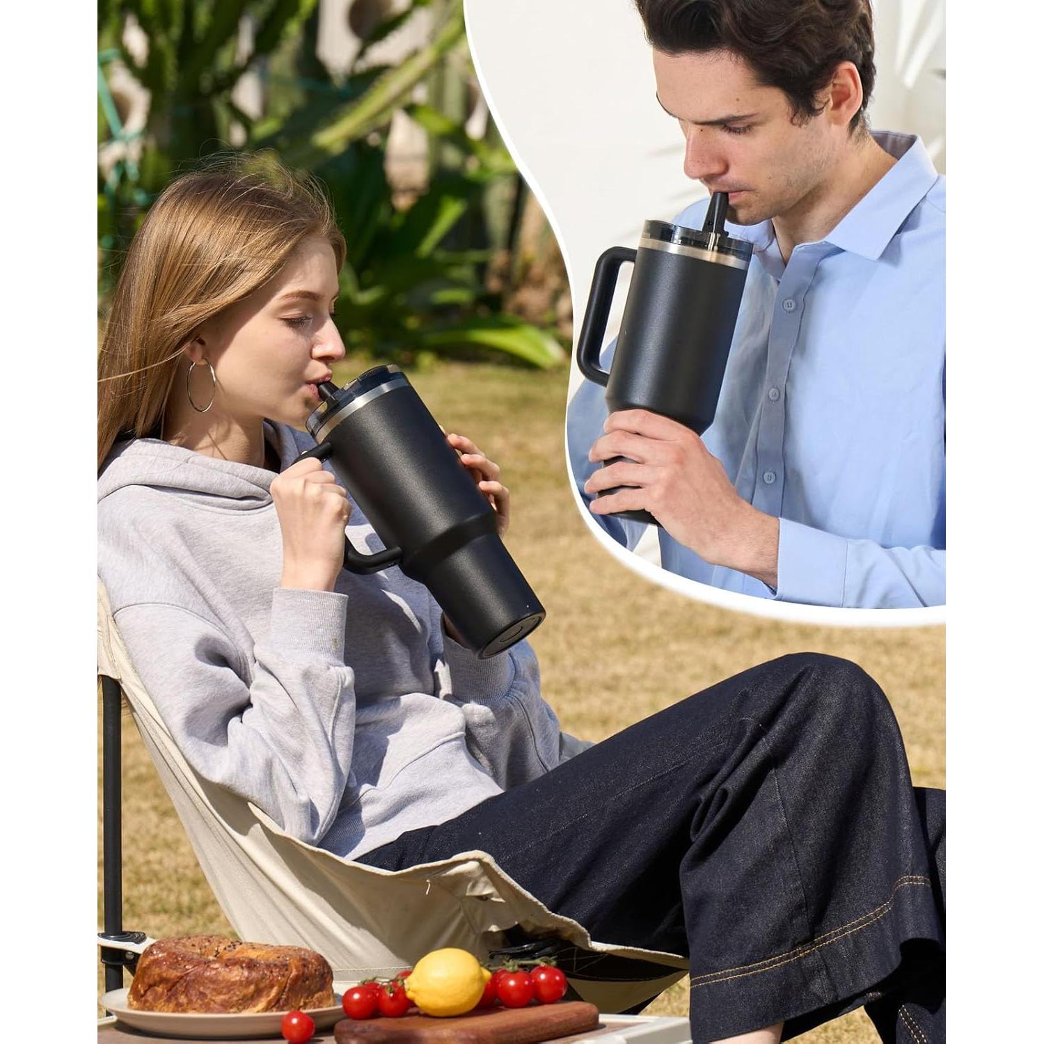 Tapa de repuesto Xrabbit para vaso Stanley 40 oz, 2 unidades